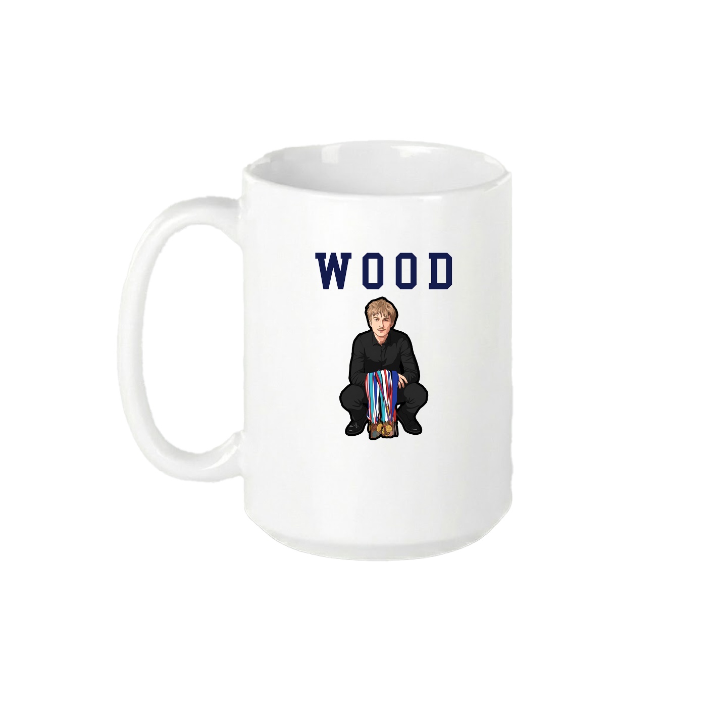 15oz Coffee Mug — Shirsey in White