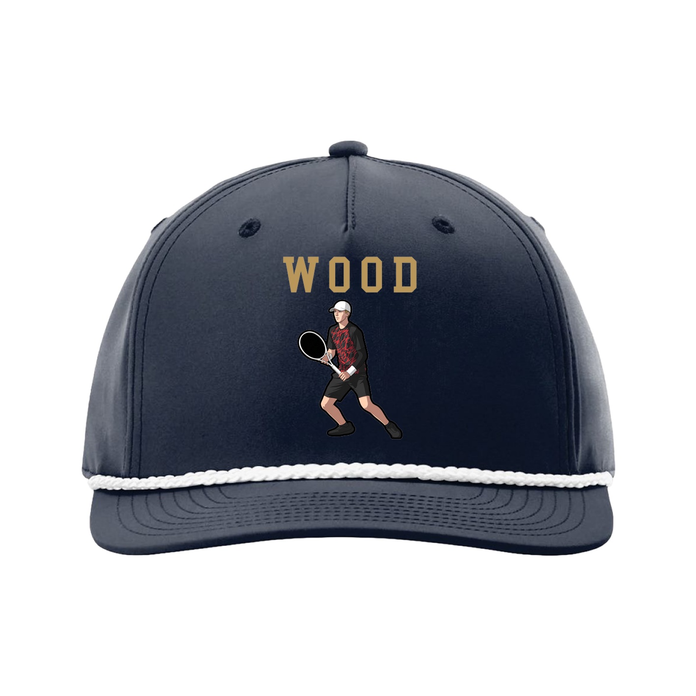 Five-Panel Classic Rope Cap — Shirsey in Navy