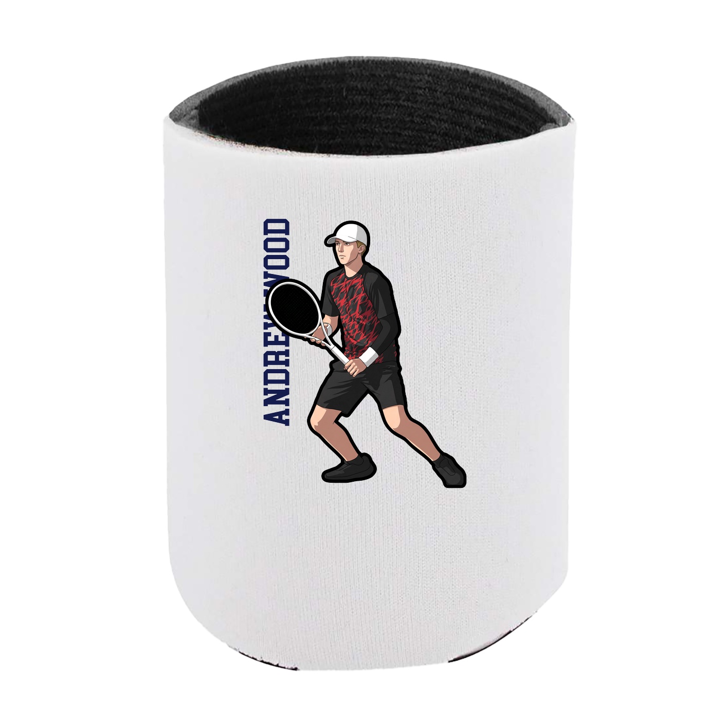 Can Holder — Name Vertical in White
