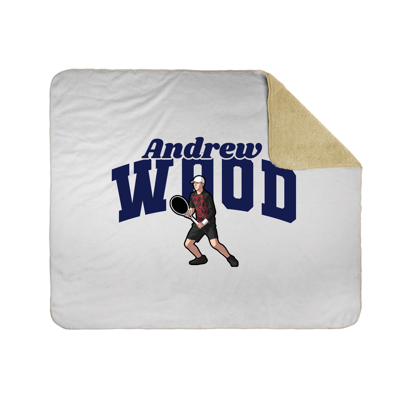 Throw Blanket — Signature Arch in White