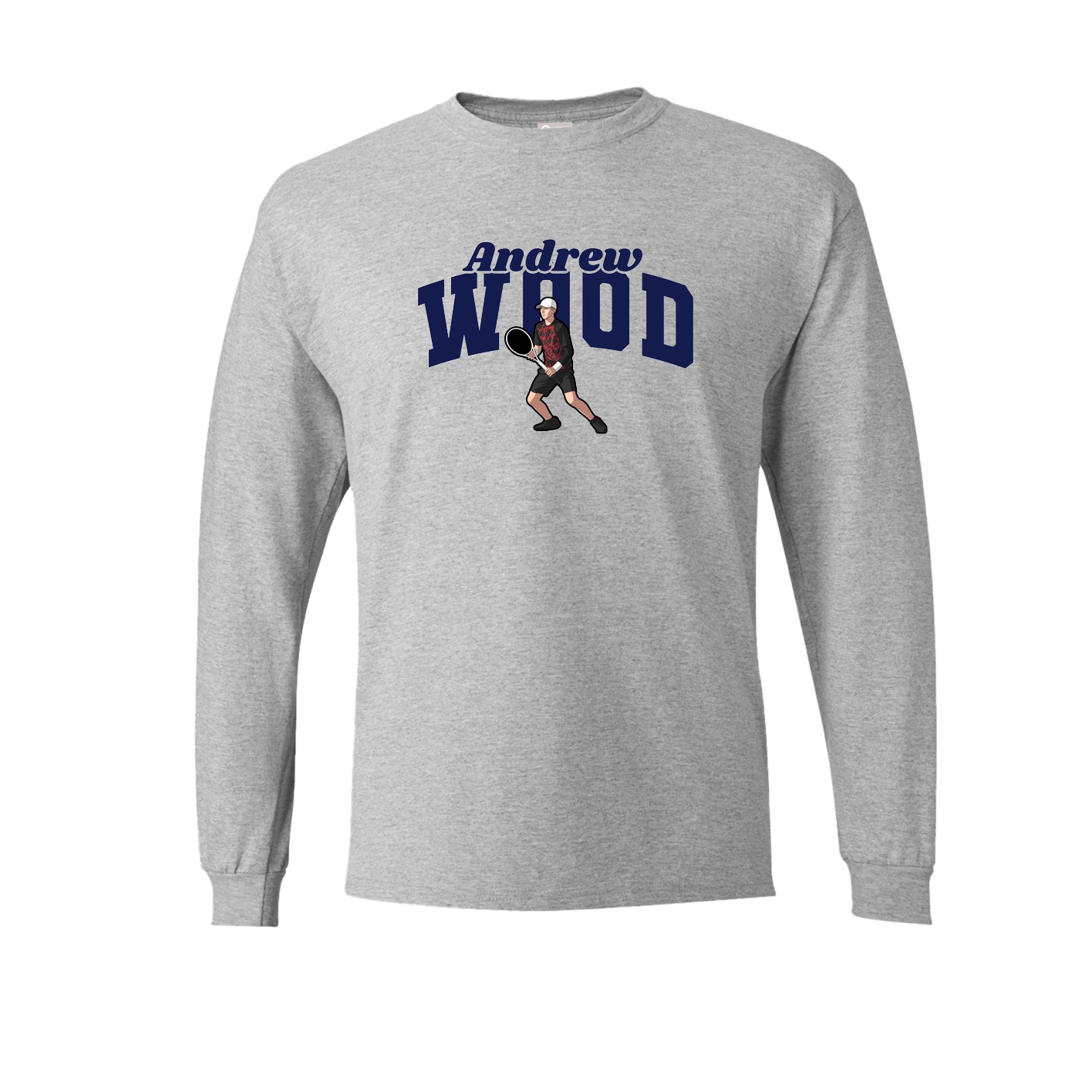 Long Sleeve Tee — Signature Arch in Grey