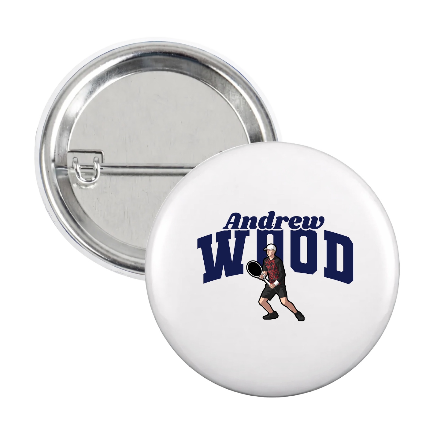 Game Day Button — Signature Arch in White