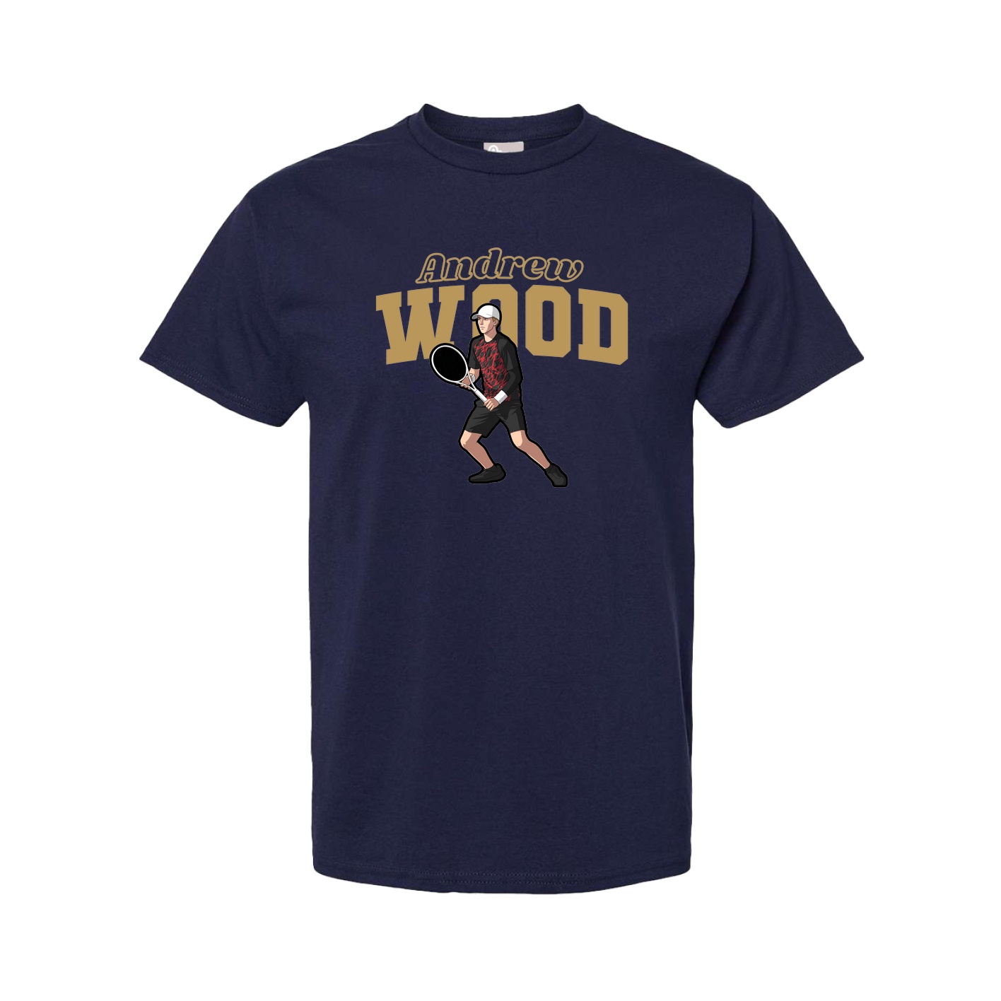 Tee — Name Arch in Navy
