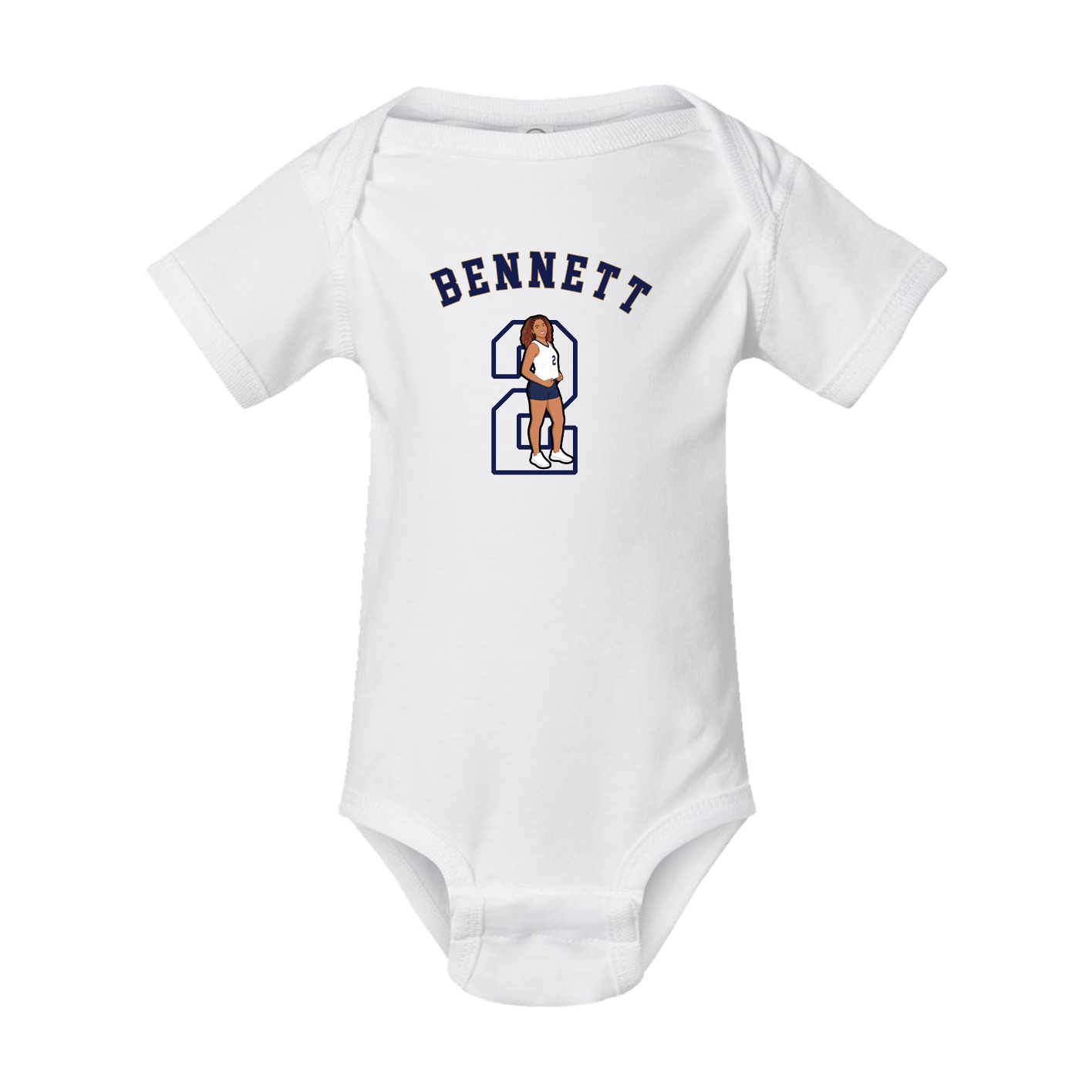 Baby Onesie — Shirsey Arch in White