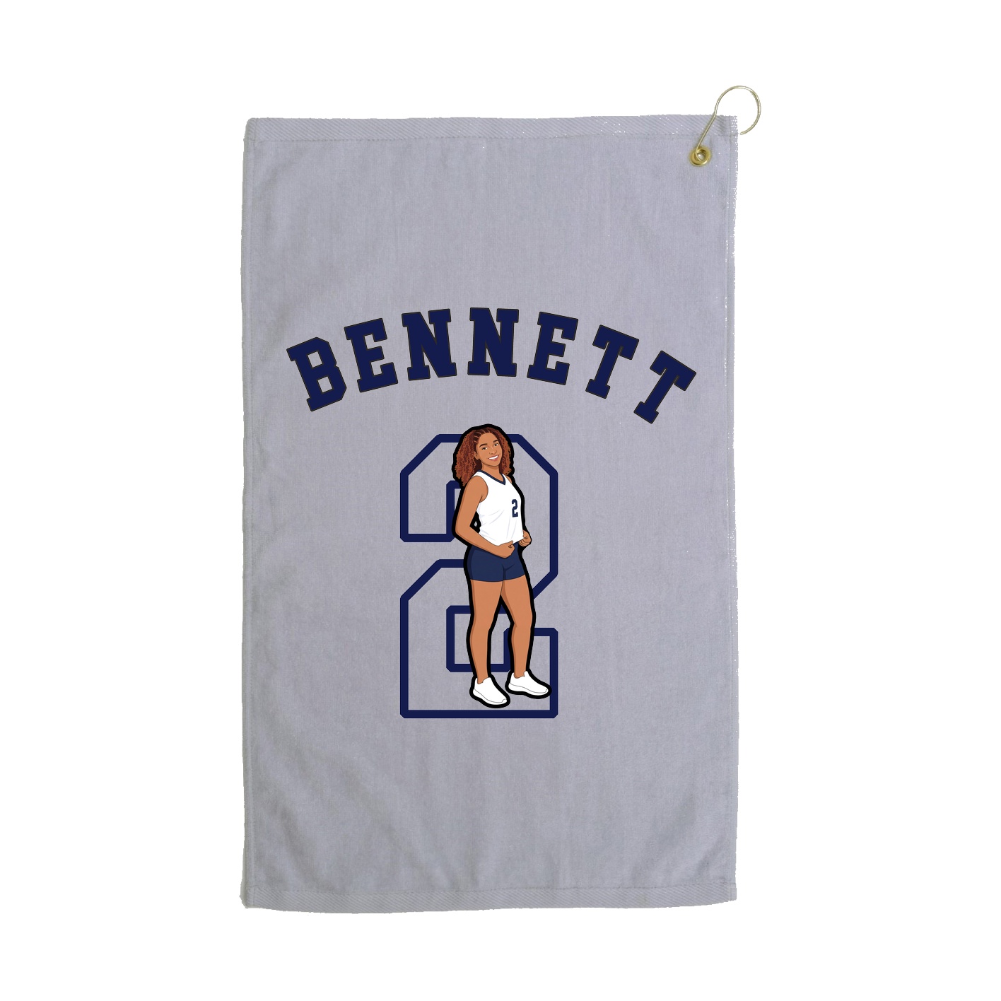 Golf Towel — Shirsey Arch in Grey