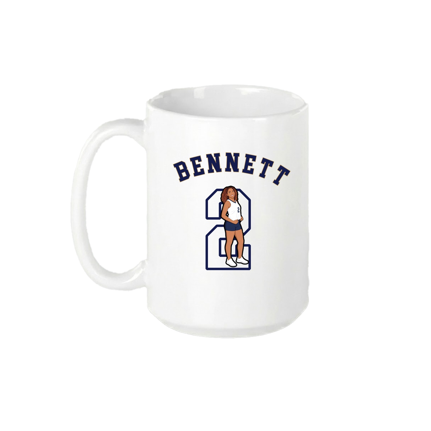 15oz Coffee Mug — Shirsey Arch in White
