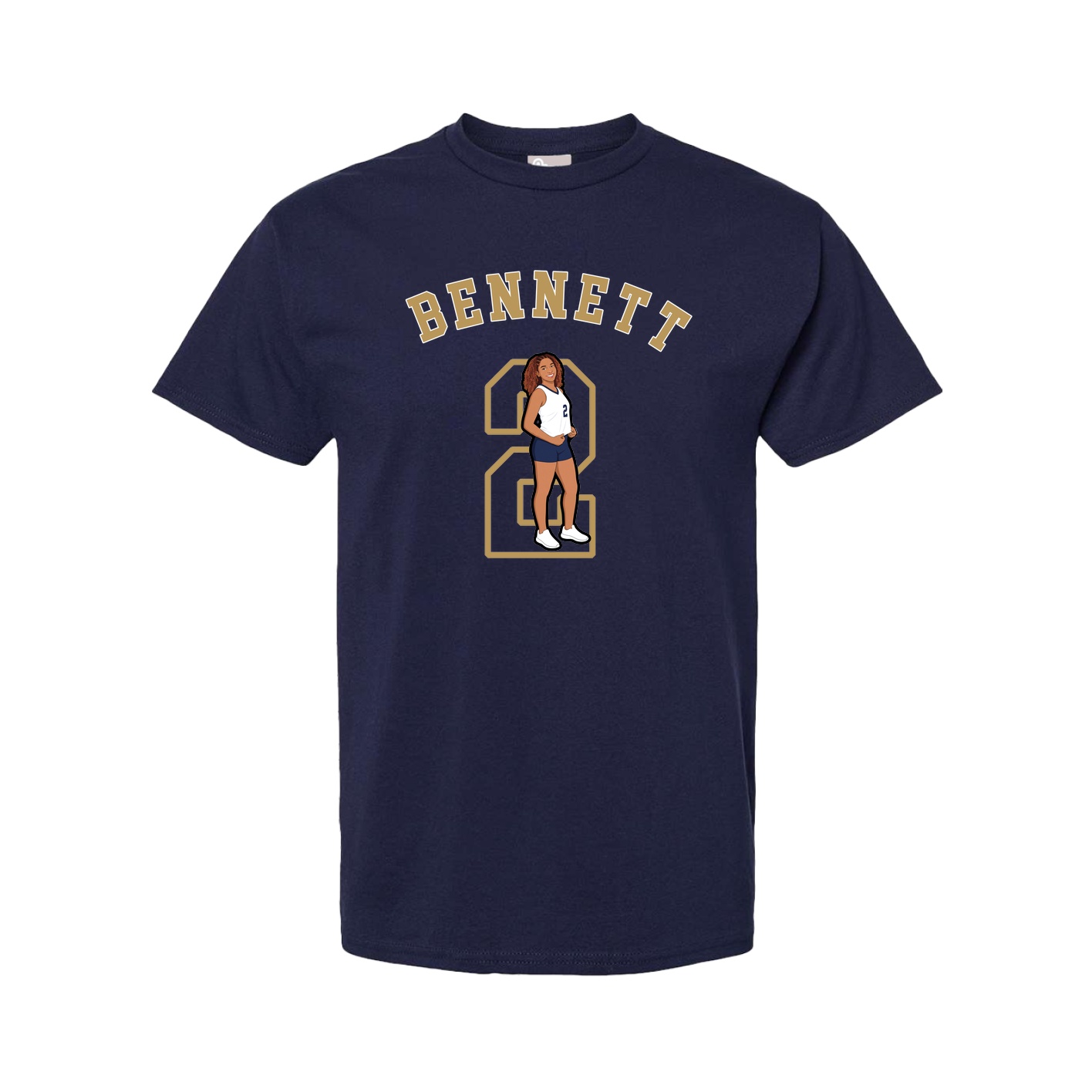 Youth Tee — Shirsey Arch in Navy