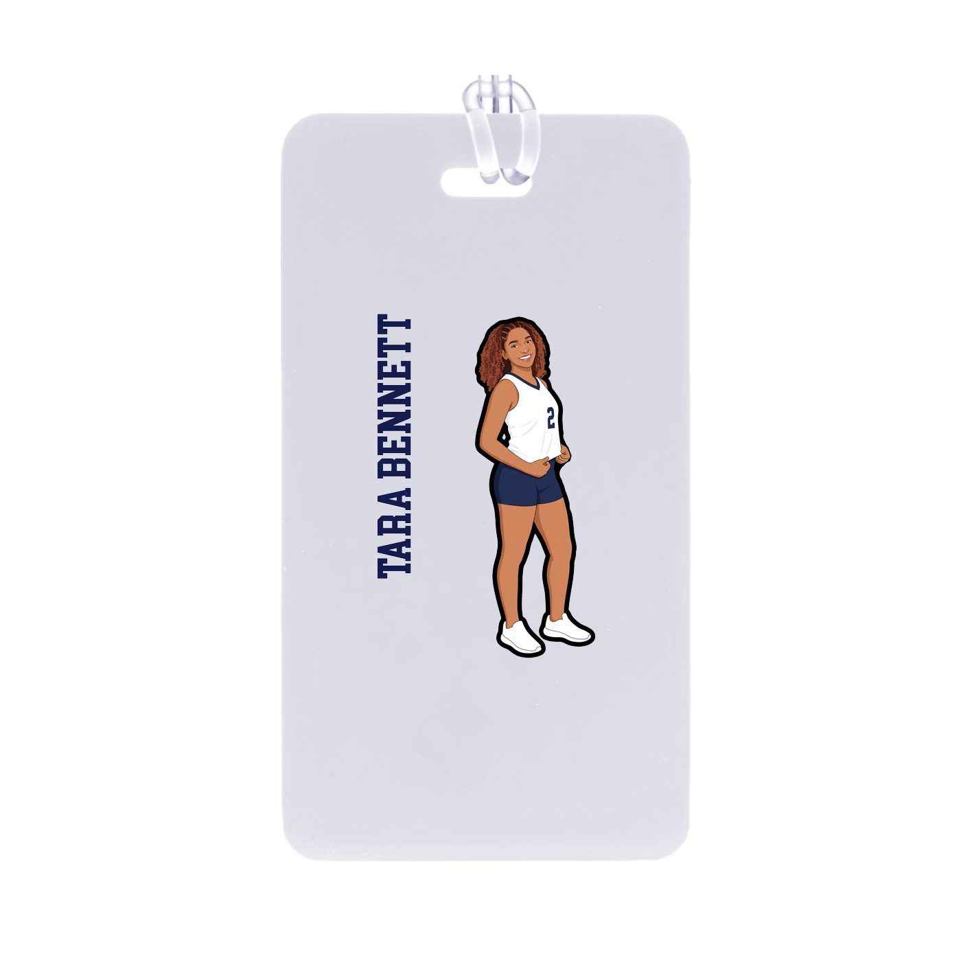 Bag Tag — Name Vertical in Classic