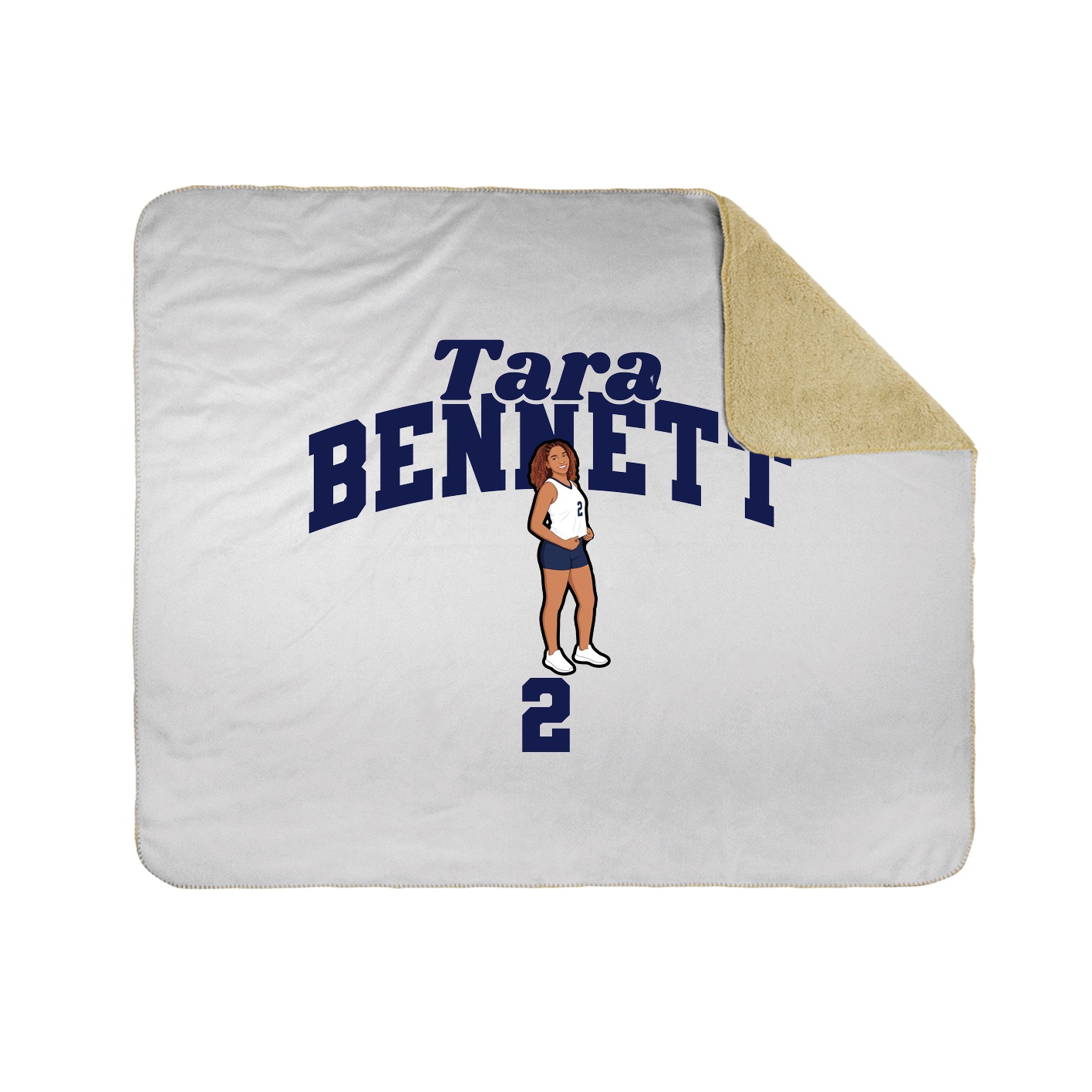 Throw Blanket — Signature Arch in White