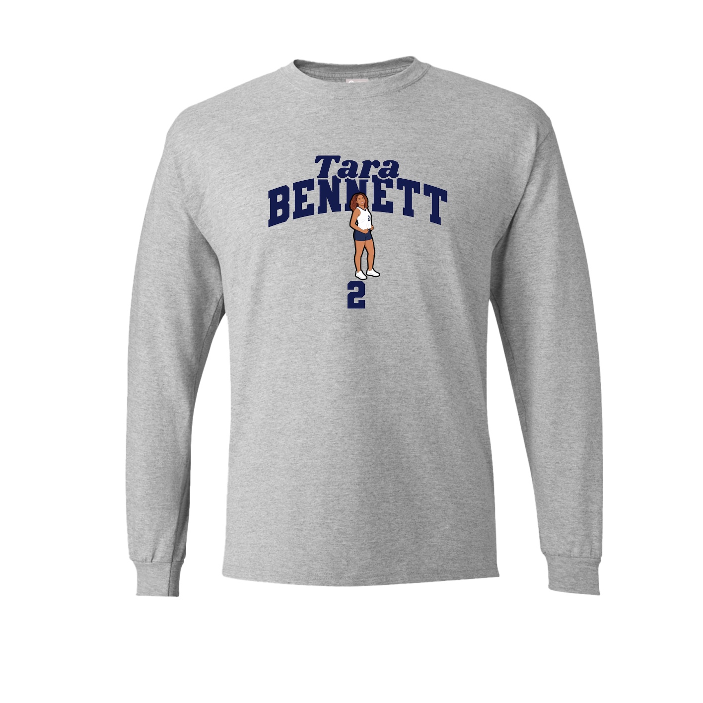 Long Sleeve Tee — Signature Arch in Grey