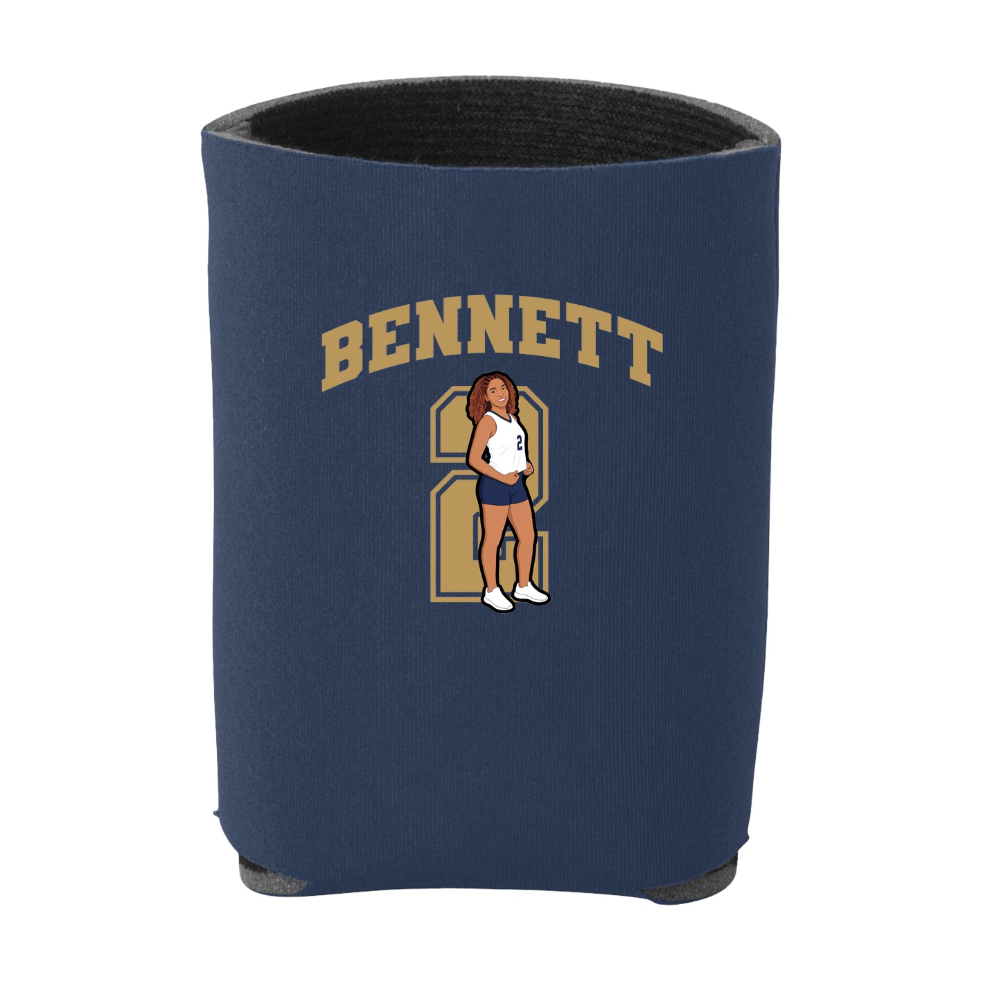 Can Holder — Number in Navy