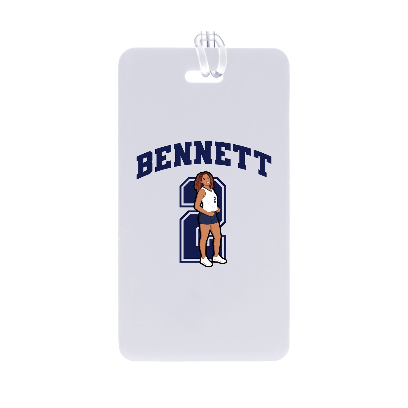 Bag Tag — Number in Classic