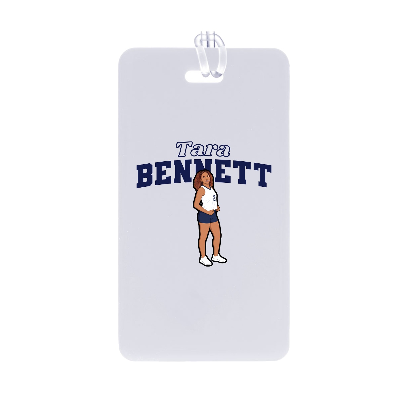Bag Tag — Name Arch in Classic