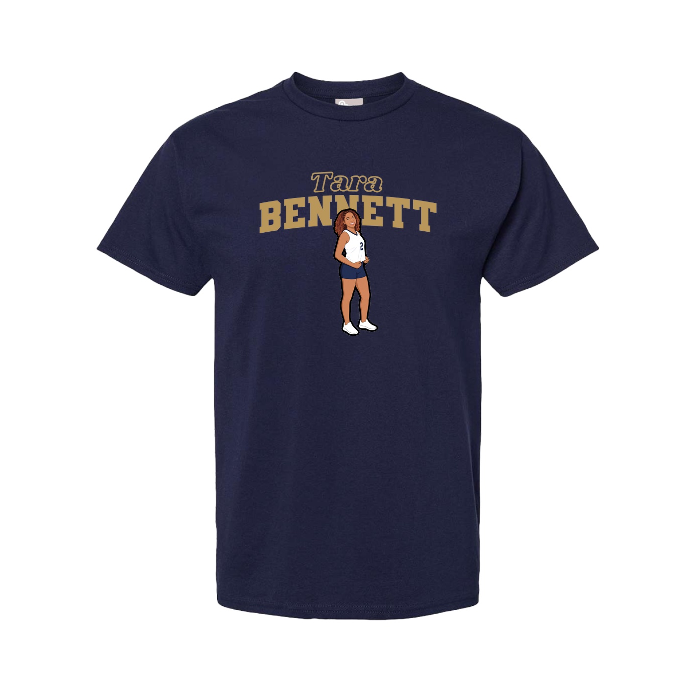 Tee — Name Arch in Navy