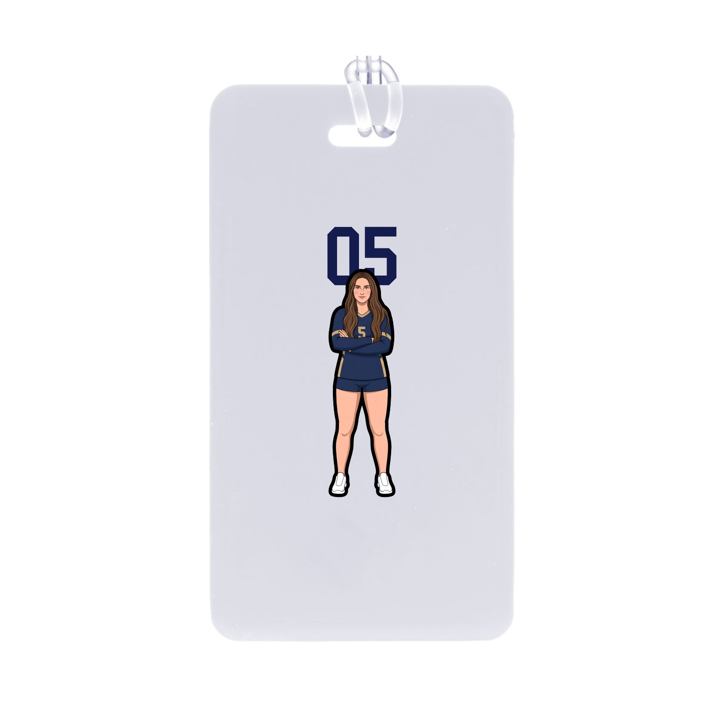 Bag Tag — Number Top in Classic