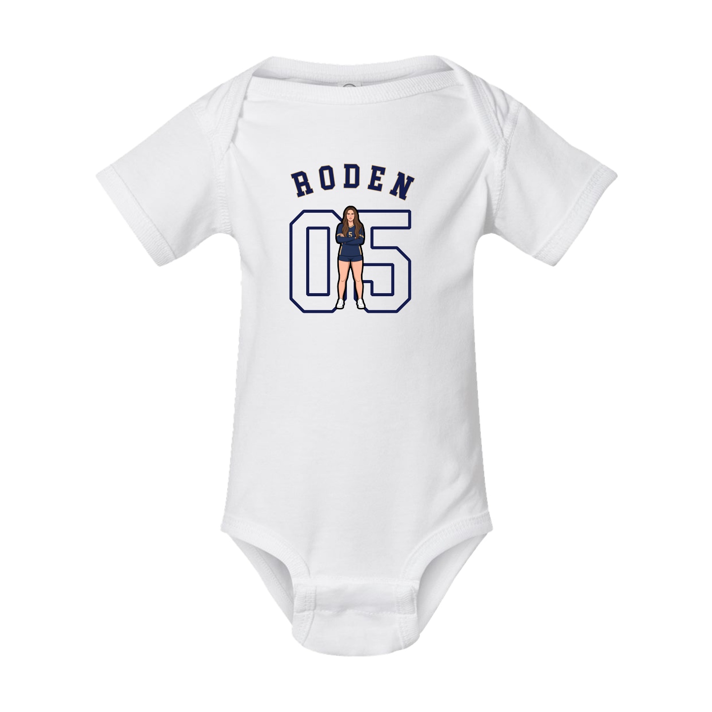 Baby Onesie — Shirsey Arch in White
