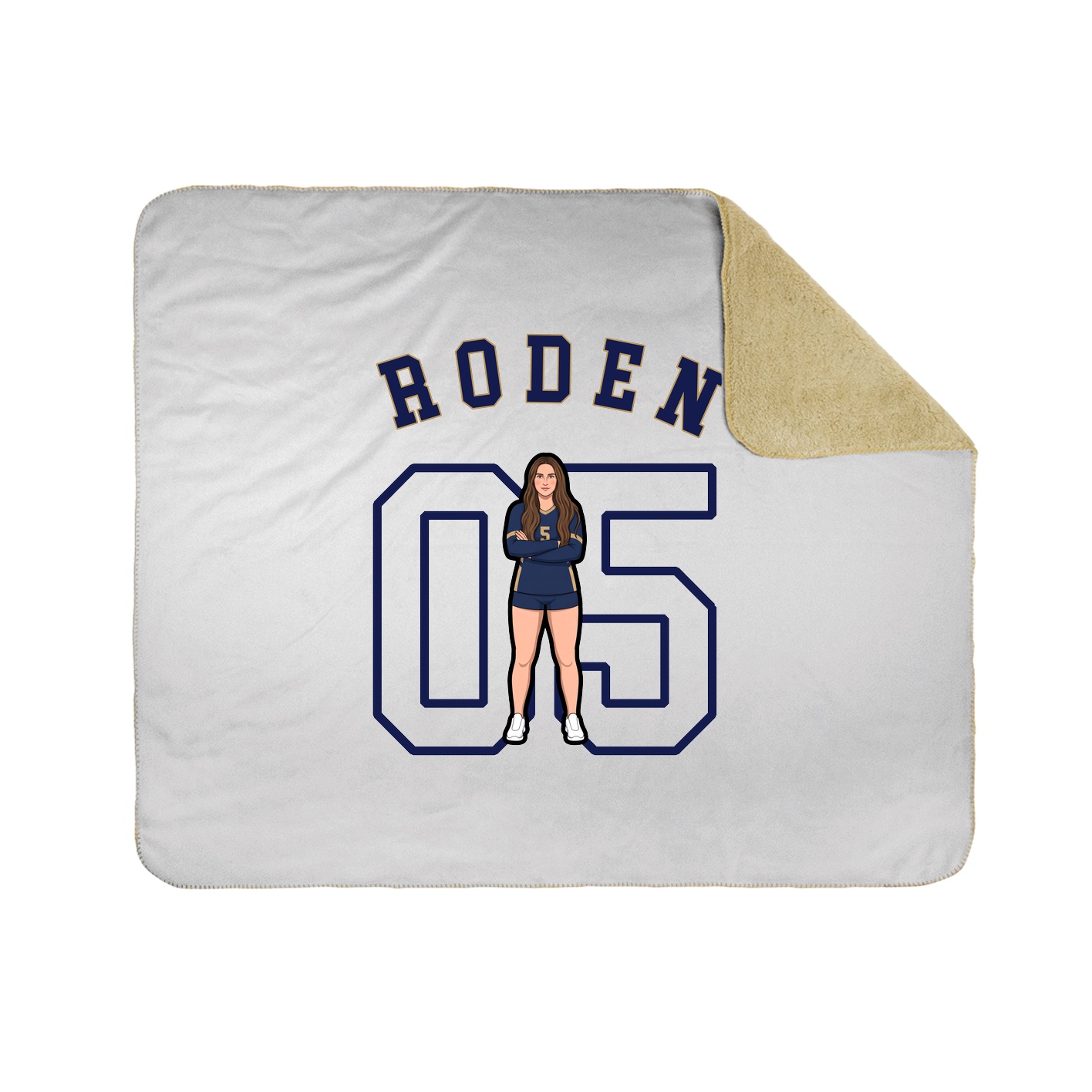 Throw Blanket — Shirsey Arch in White