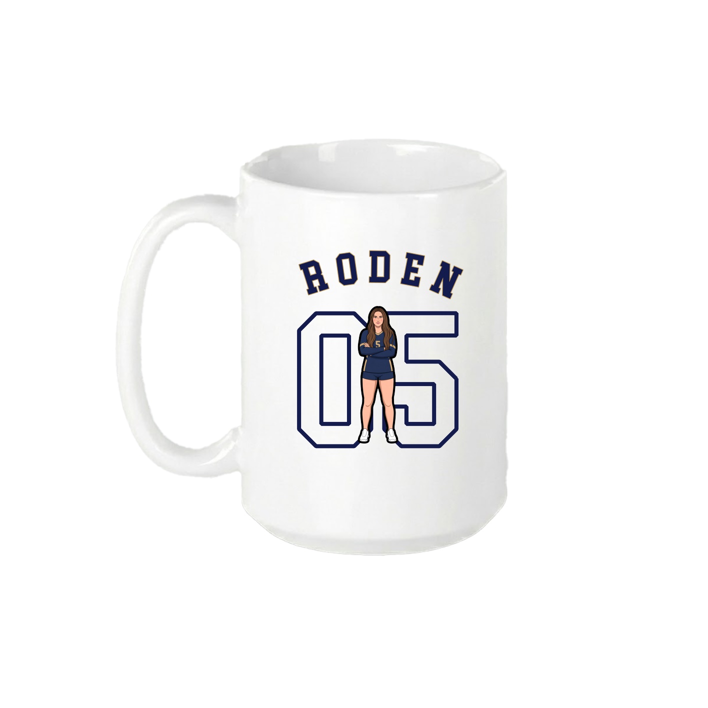 15oz Coffee Mug — Shirsey Arch in White