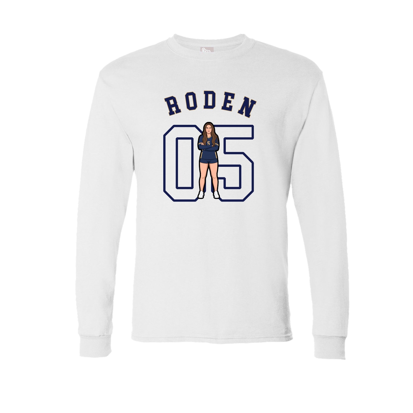 Long Sleeve Tee — Shirsey Arch in White