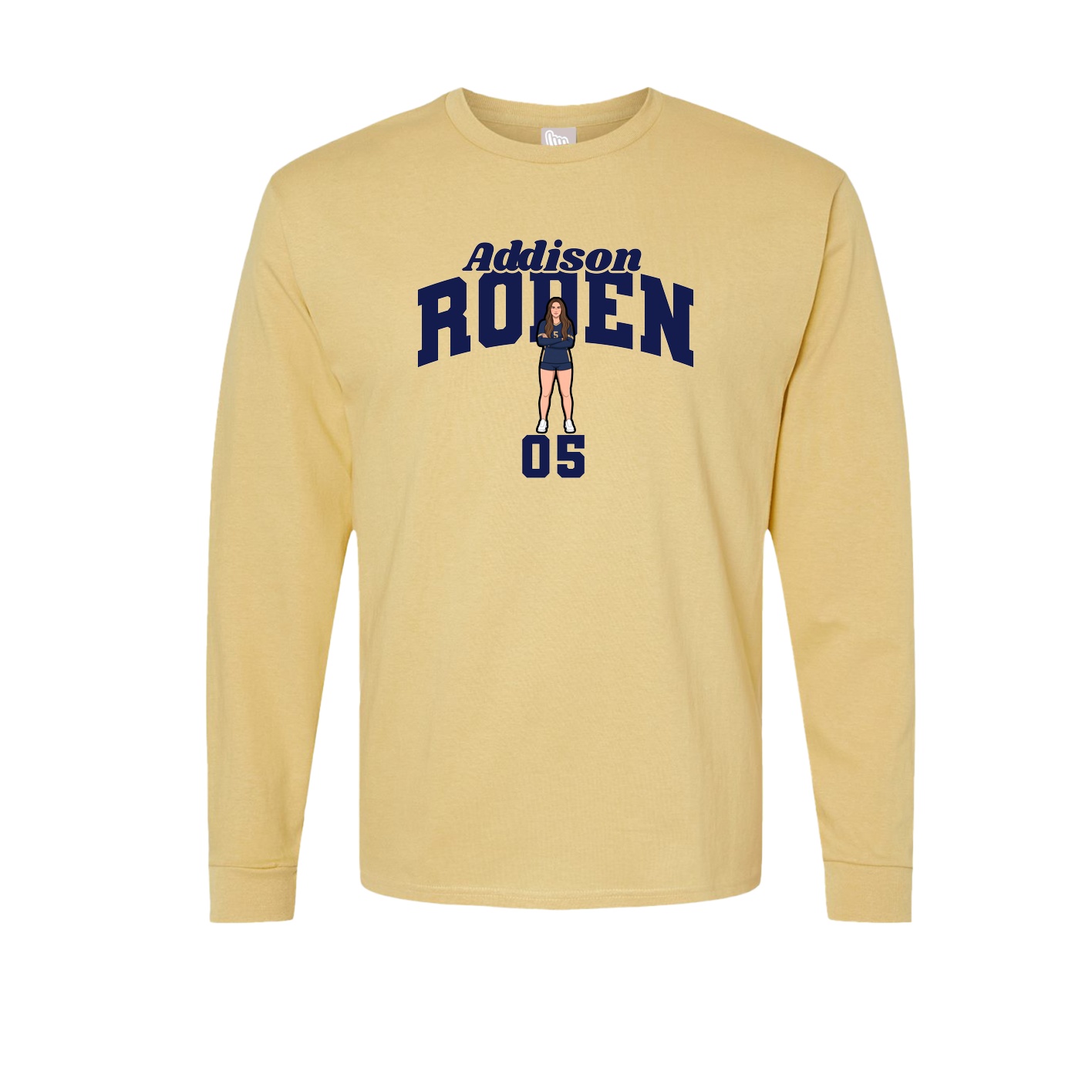 Long Sleeve Tee — Signature Arch in Vegas Gold