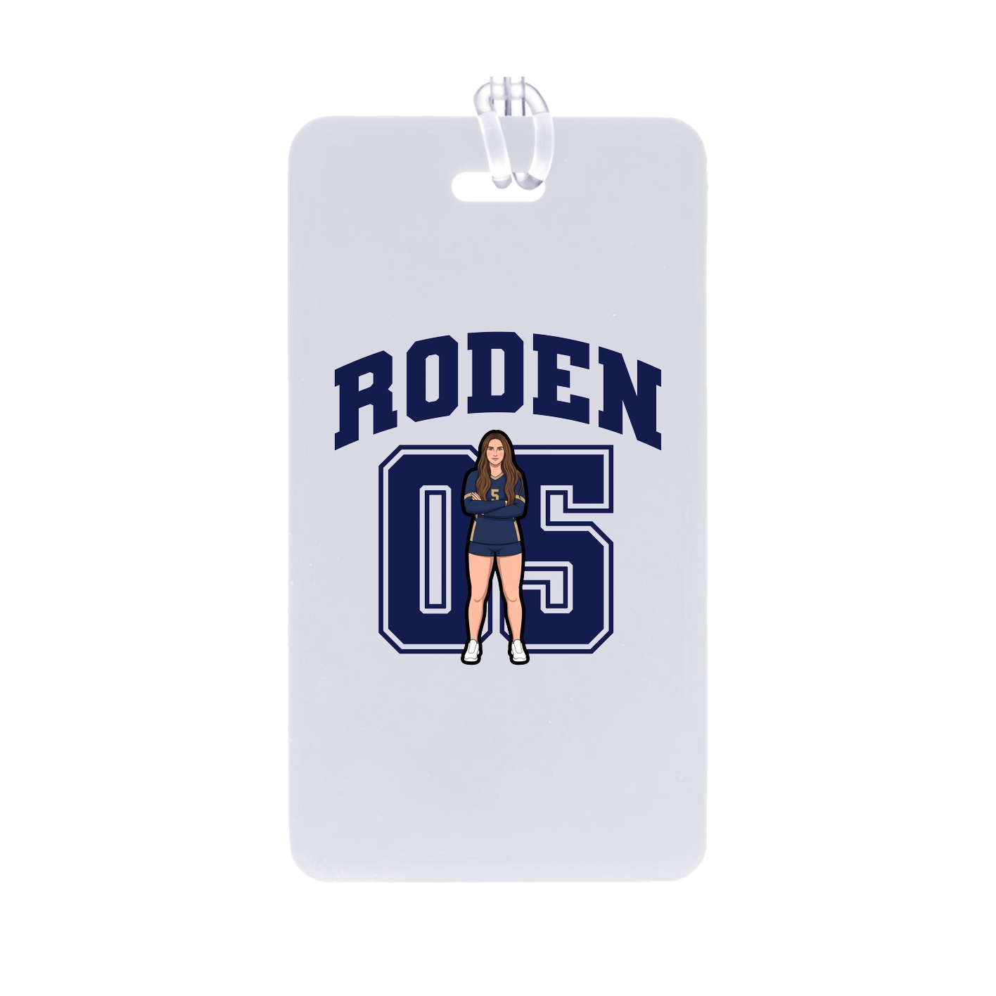 Bag Tag — Number in Classic