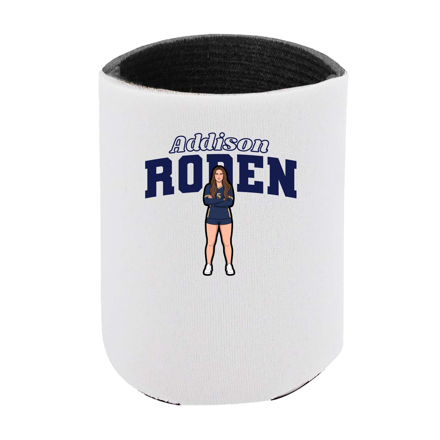 Can Holder — Name Arch in White
