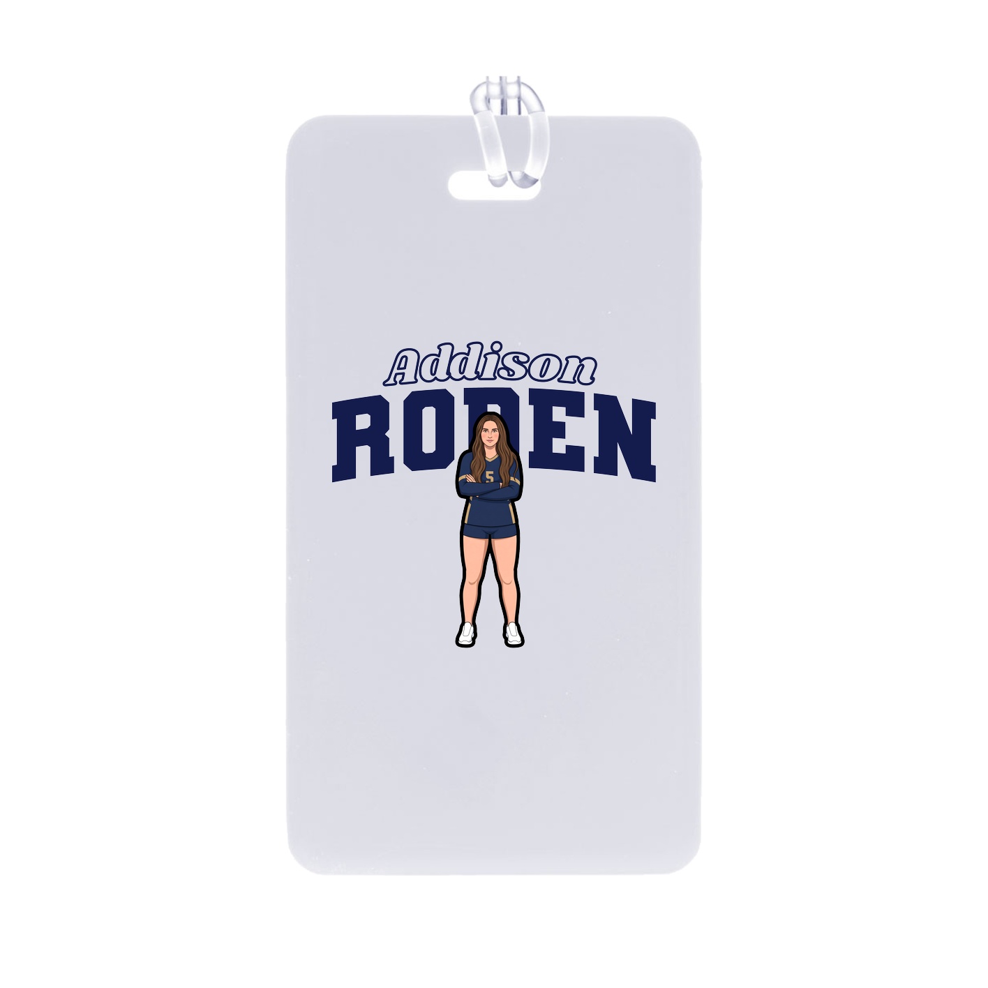 Bag Tag — Name Arch in Classic