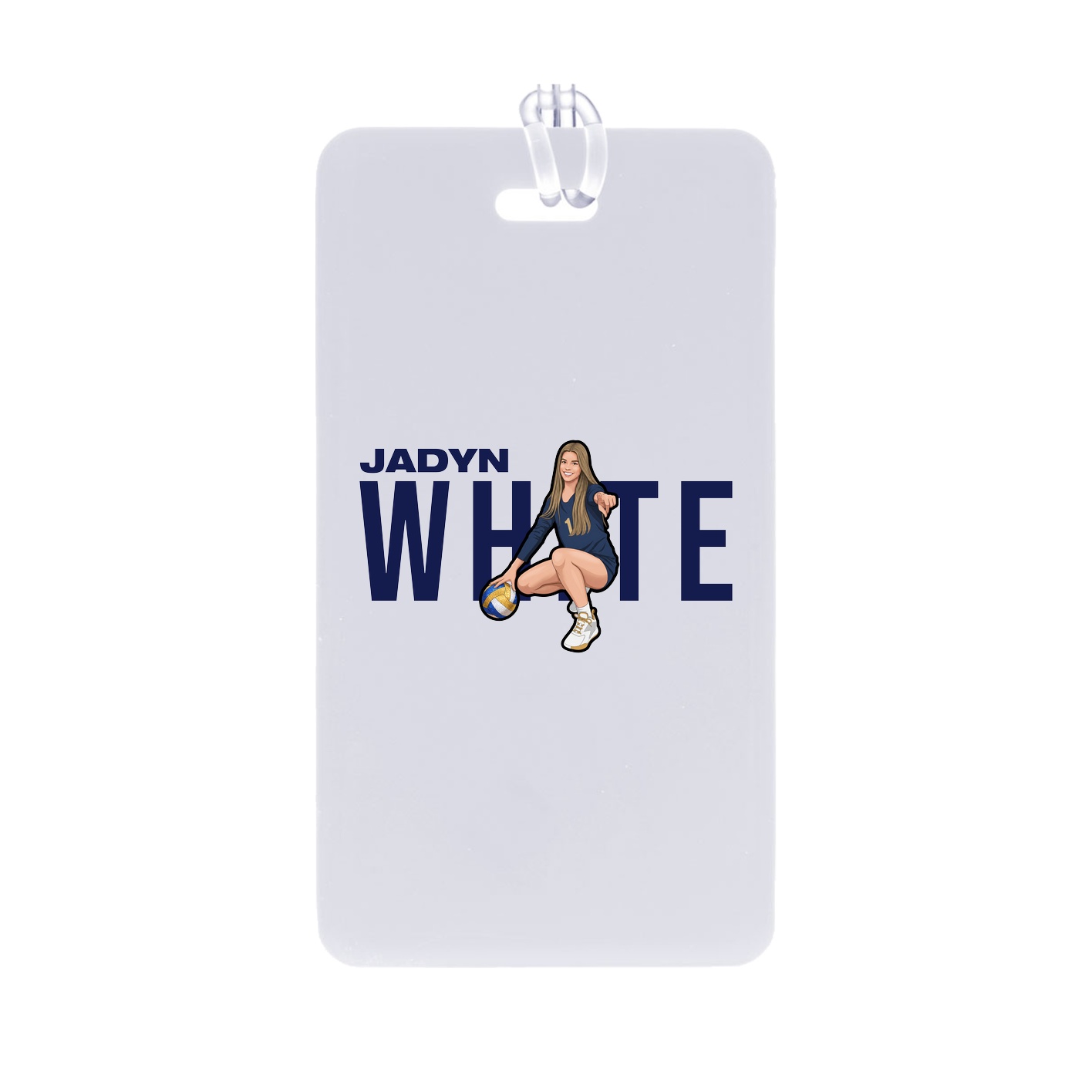 Bag Tag — Player Name in Classic