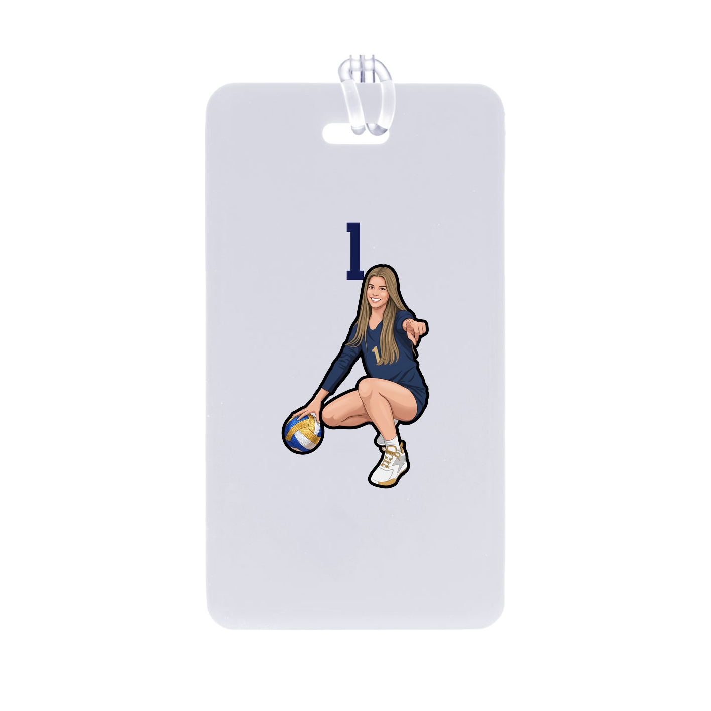 Bag Tag — Number Top in Classic