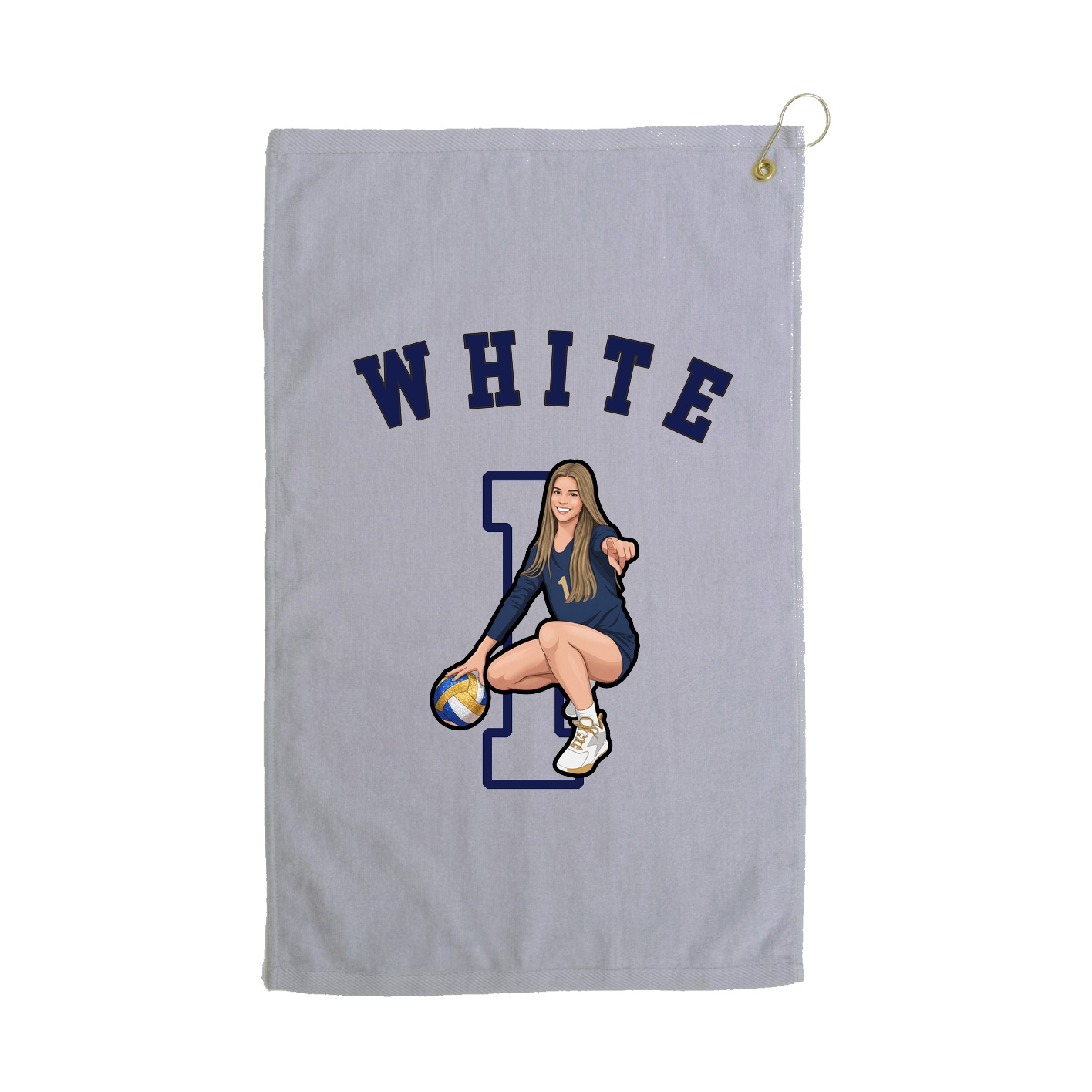 Golf Towel — Shirsey Arch in Grey