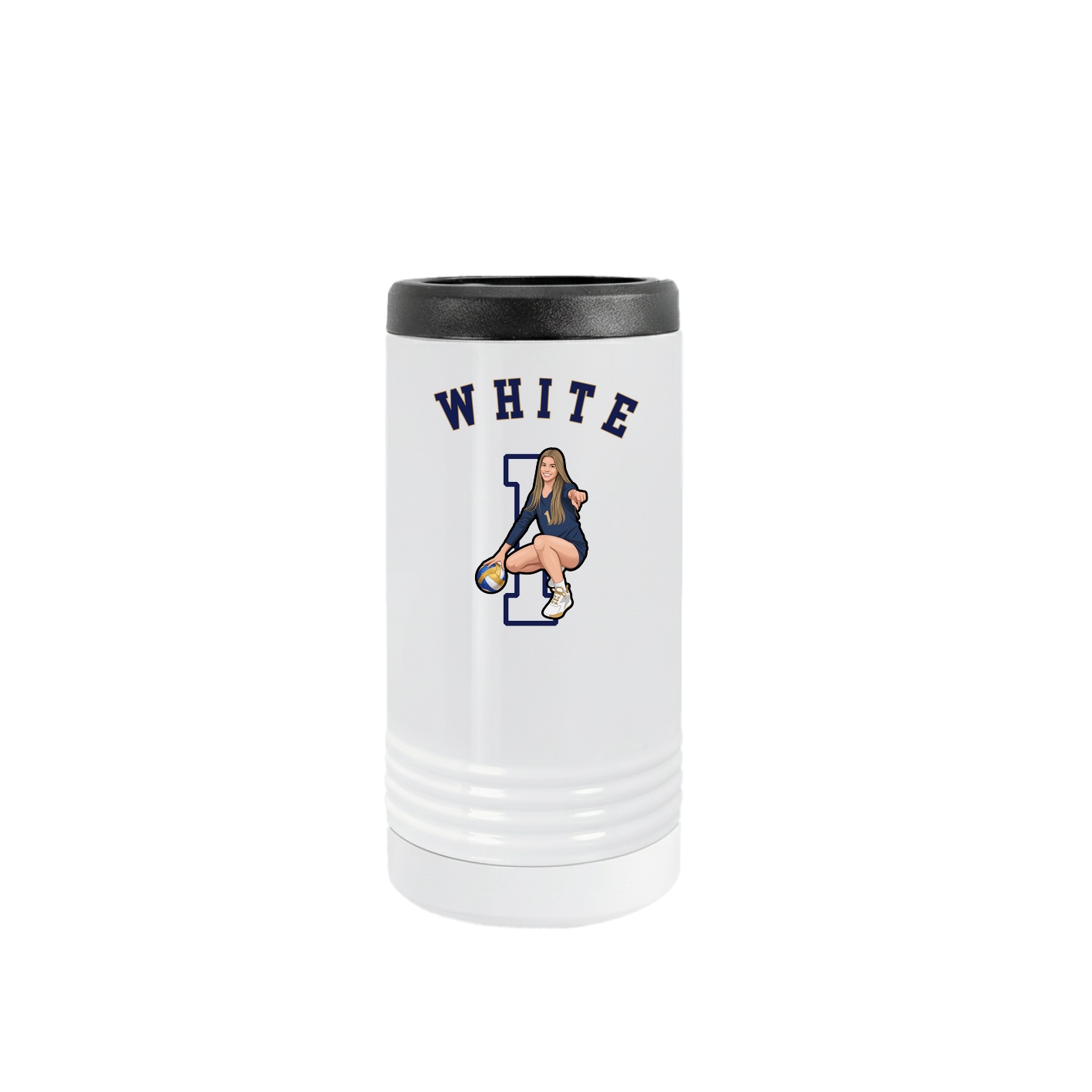 Slim Beverage Holder — Shirsey Arch in White