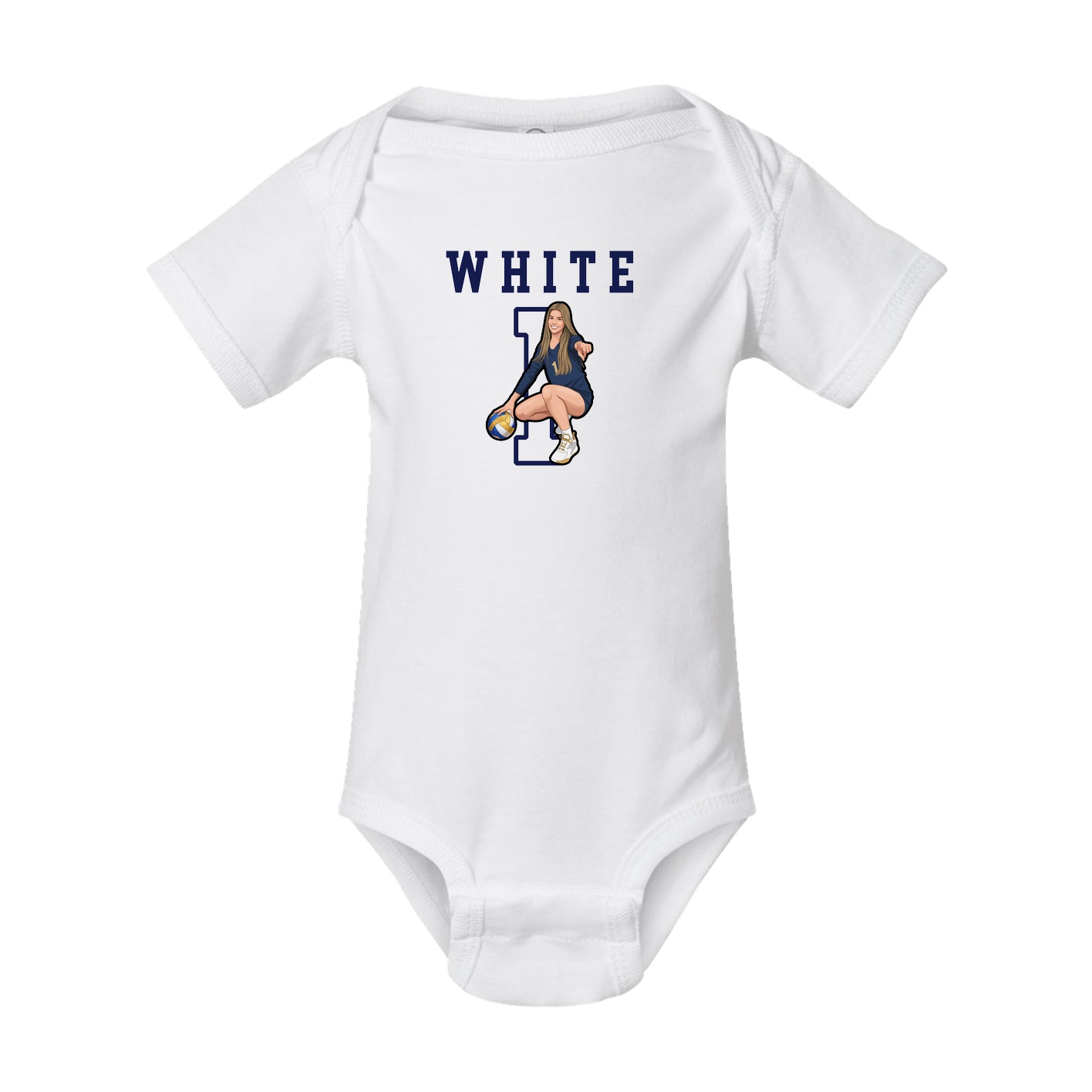 Baby Onesie — Shirsey in White