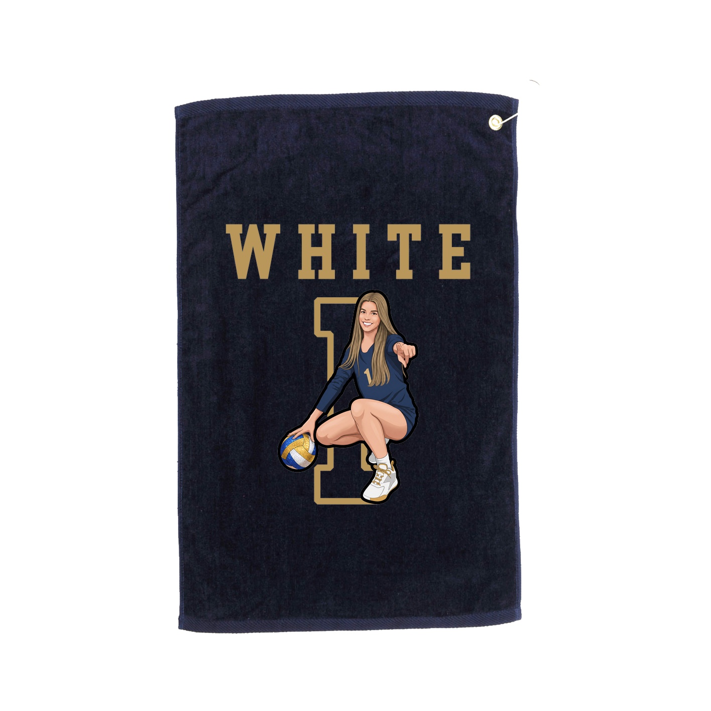 Golf Towel — Shirsey in Navy