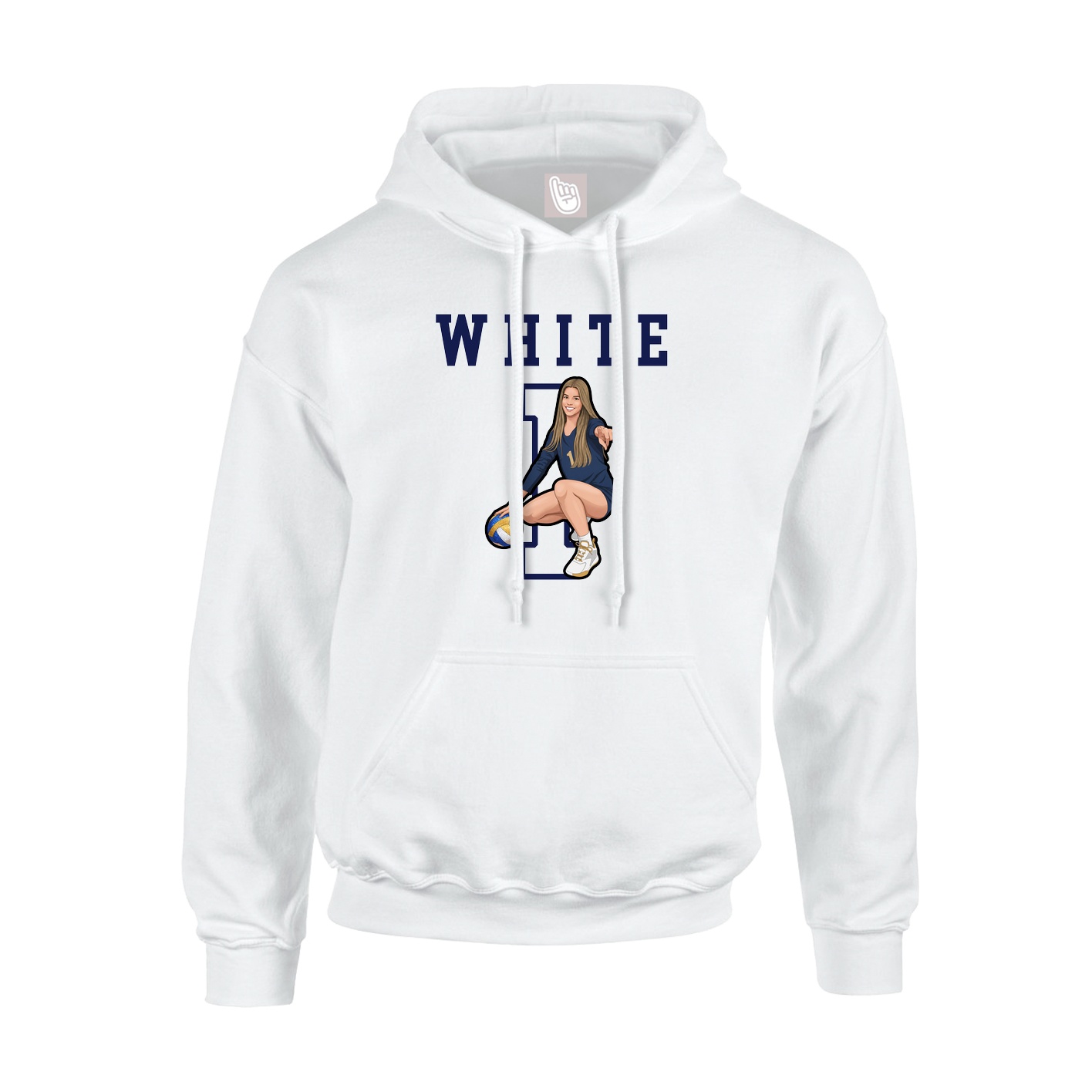 Youth Hoodie — Shirsey in White