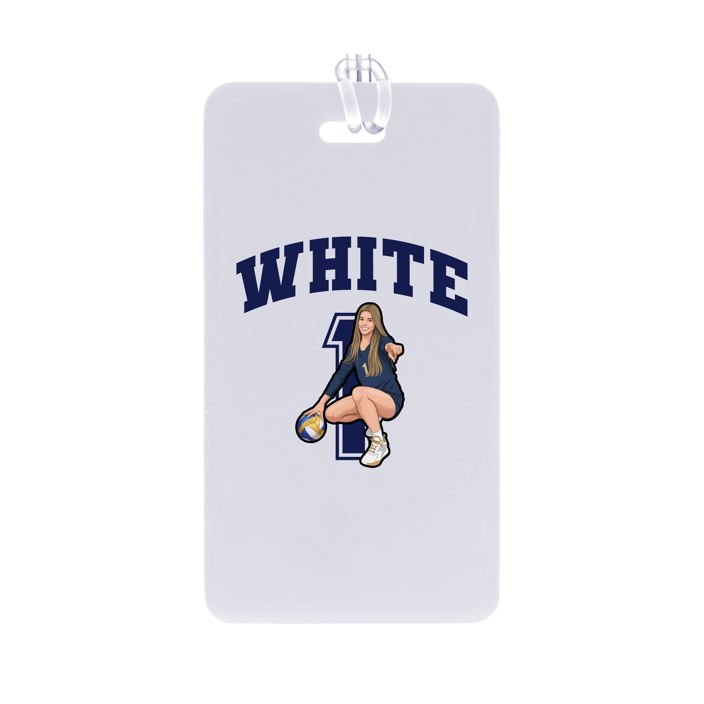 Bag Tag — Number in Classic