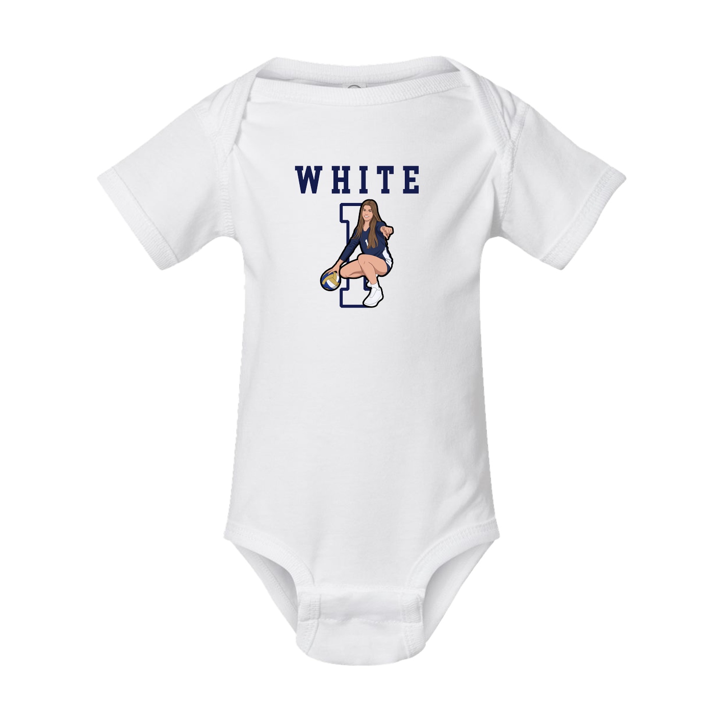 Baby Onesie — Shirsey in White