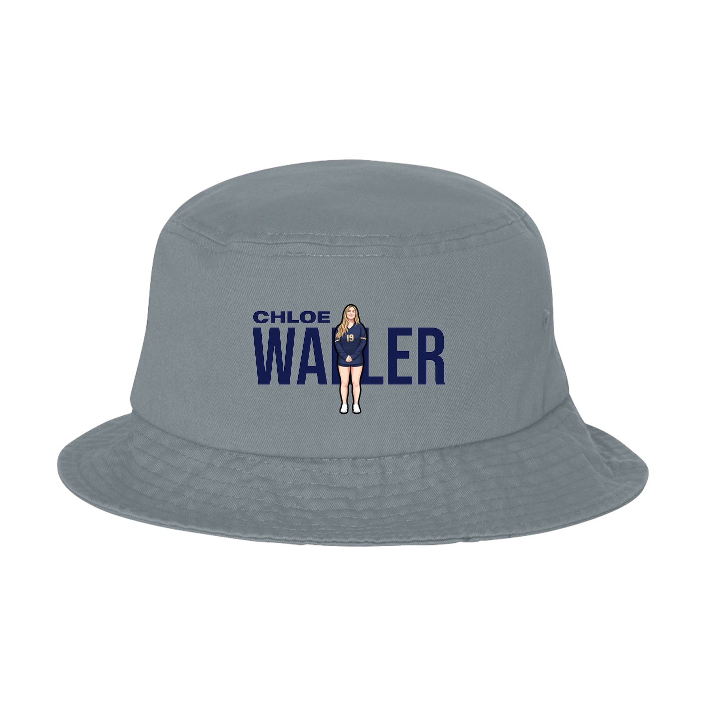Bucket Cap — Player Name in Grey