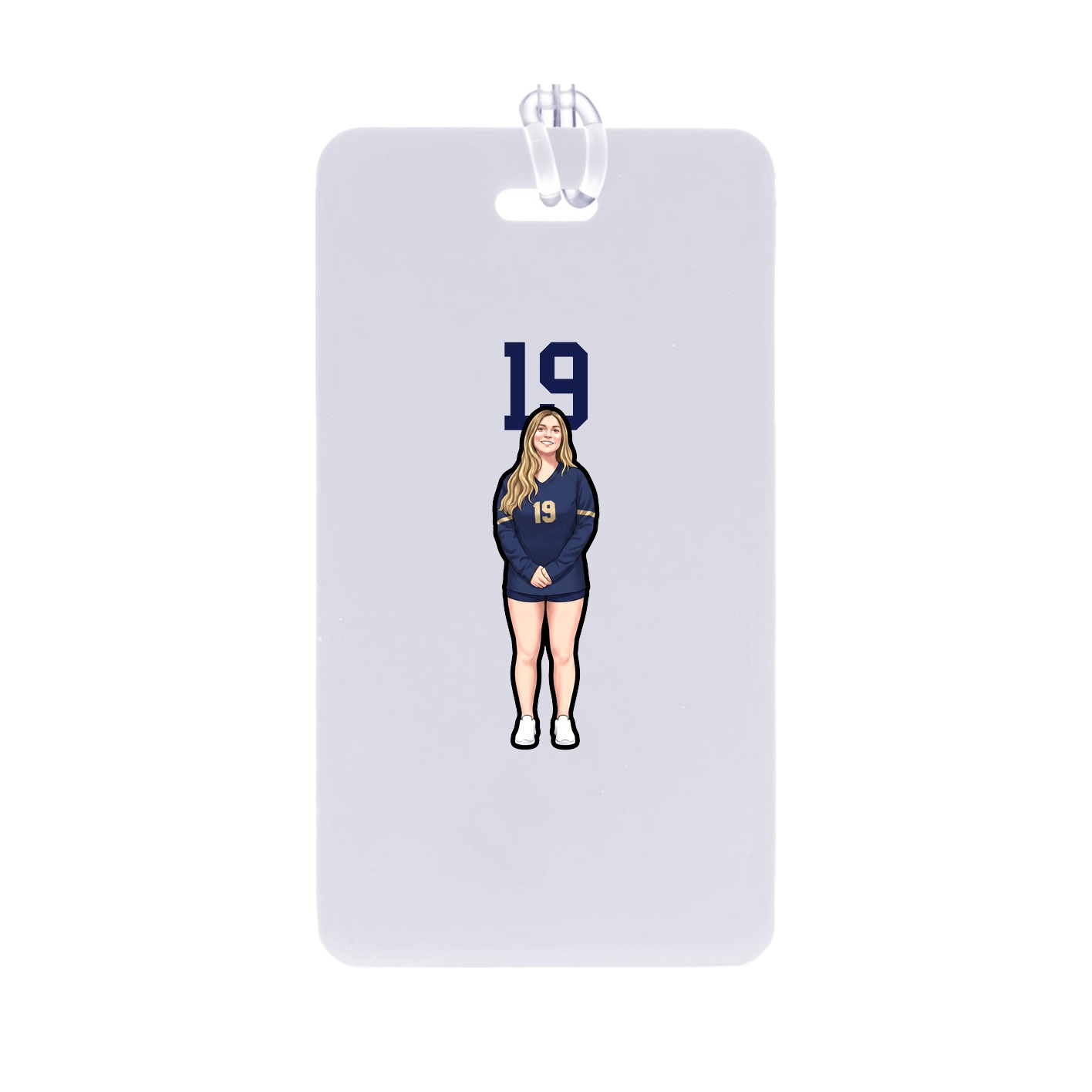 Bag Tag — Number Top in Classic