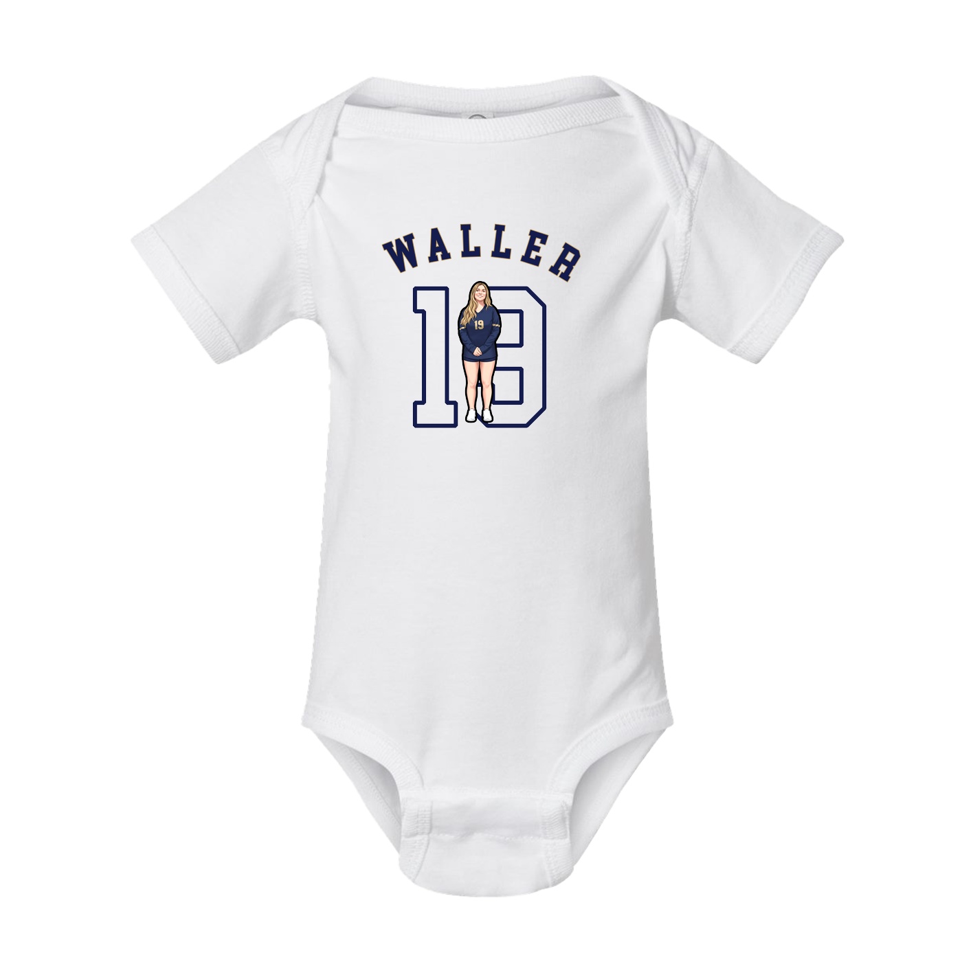 Baby Onesie — Shirsey Arch in White