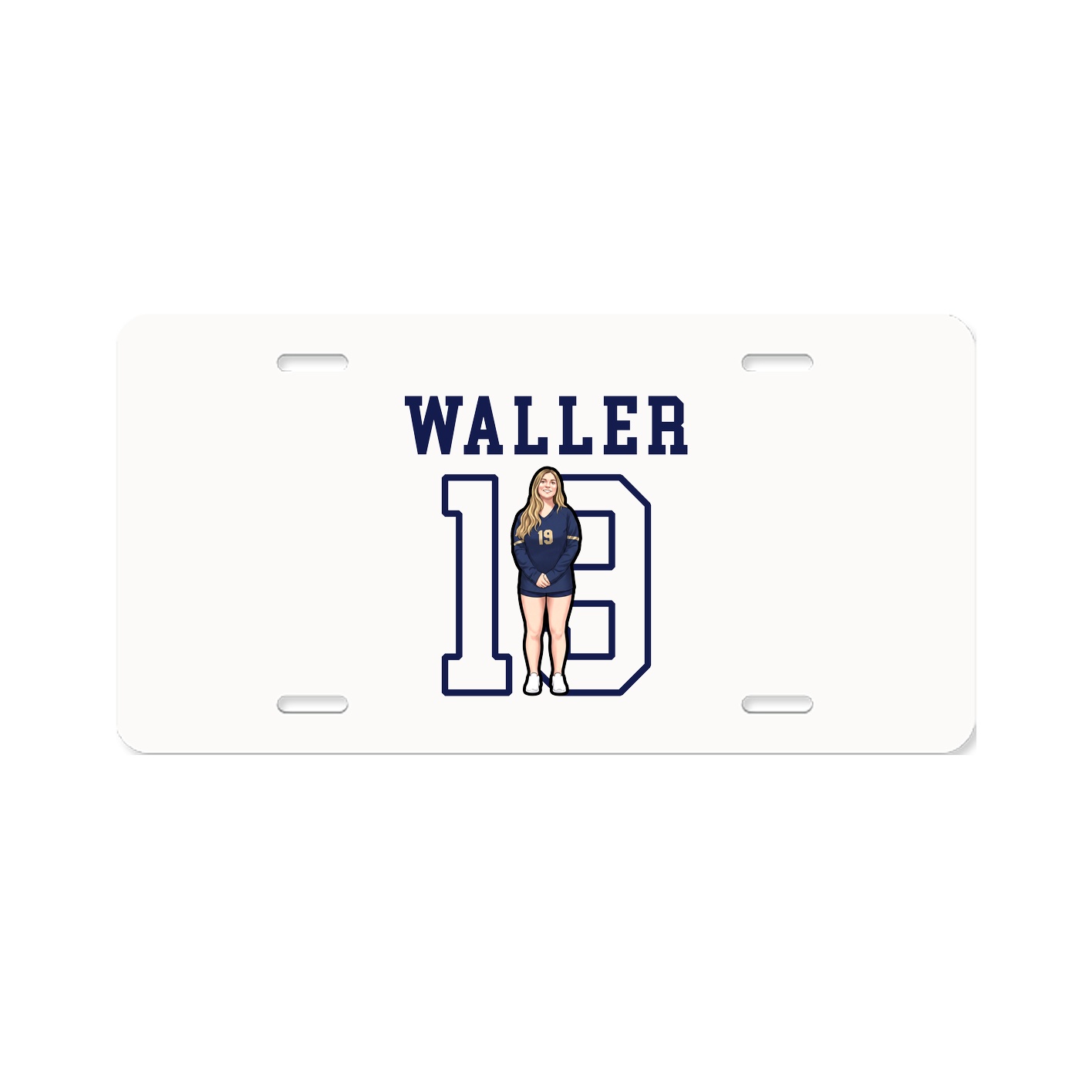 License Plate — Shirsey in Classic