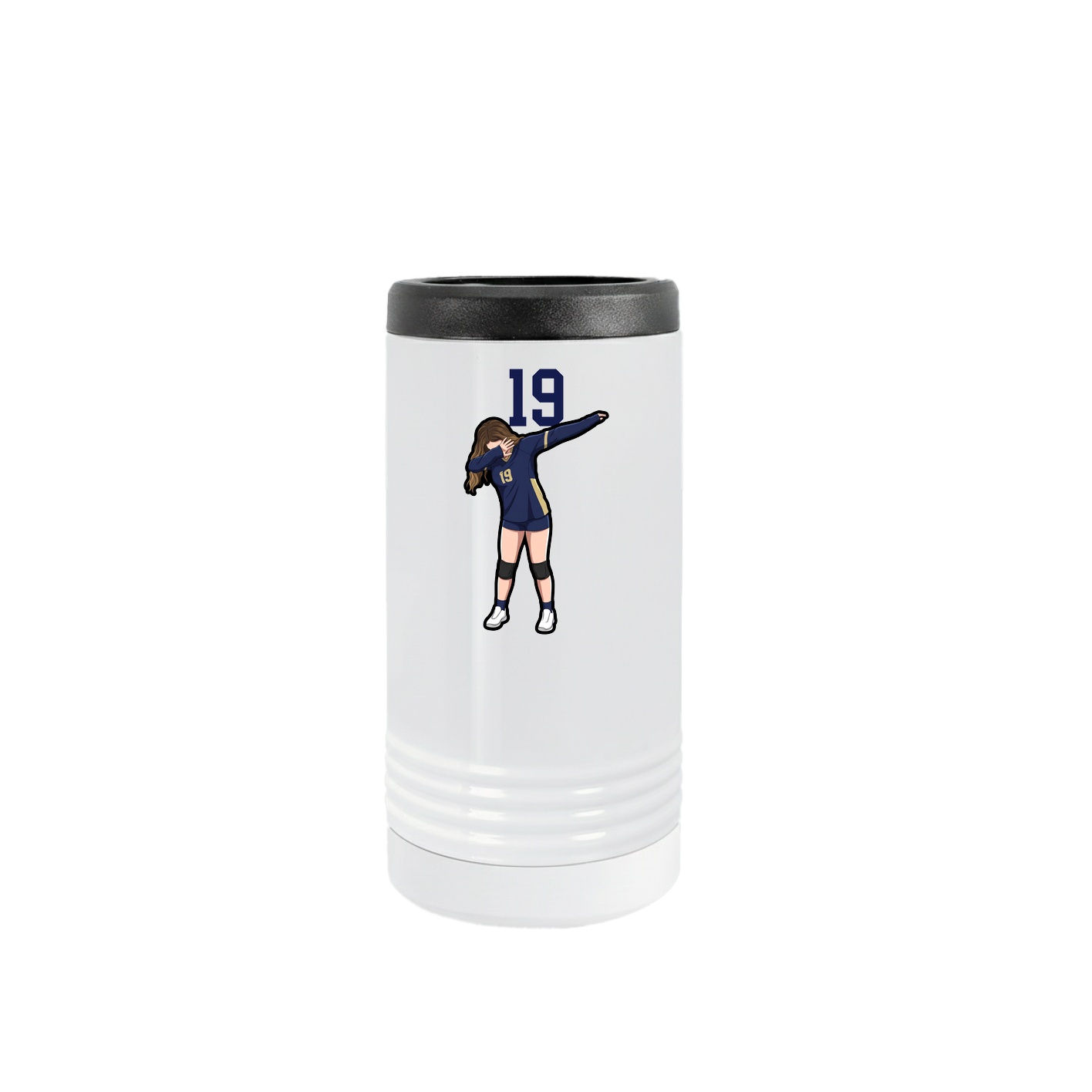 Slim Beverage Holder — Number Top in White