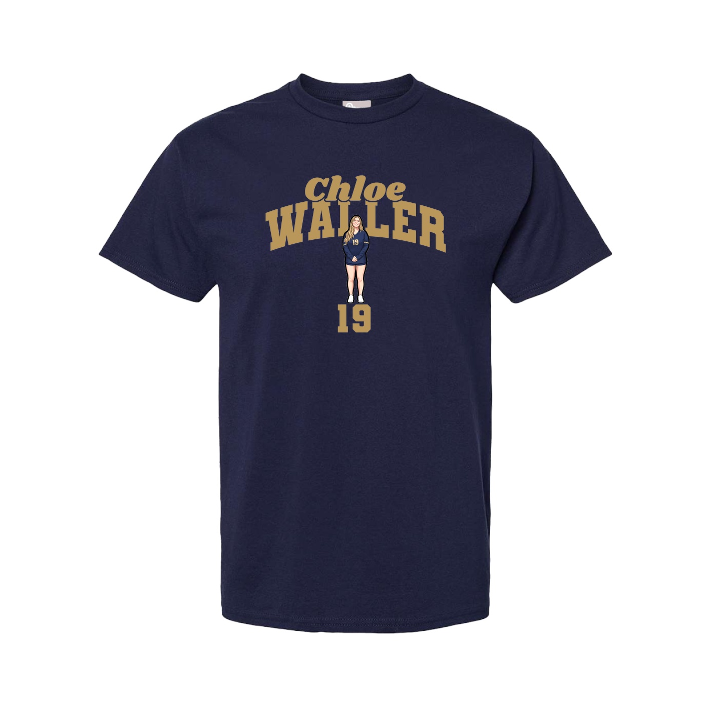 Youth Tee — Signature Arch in Navy