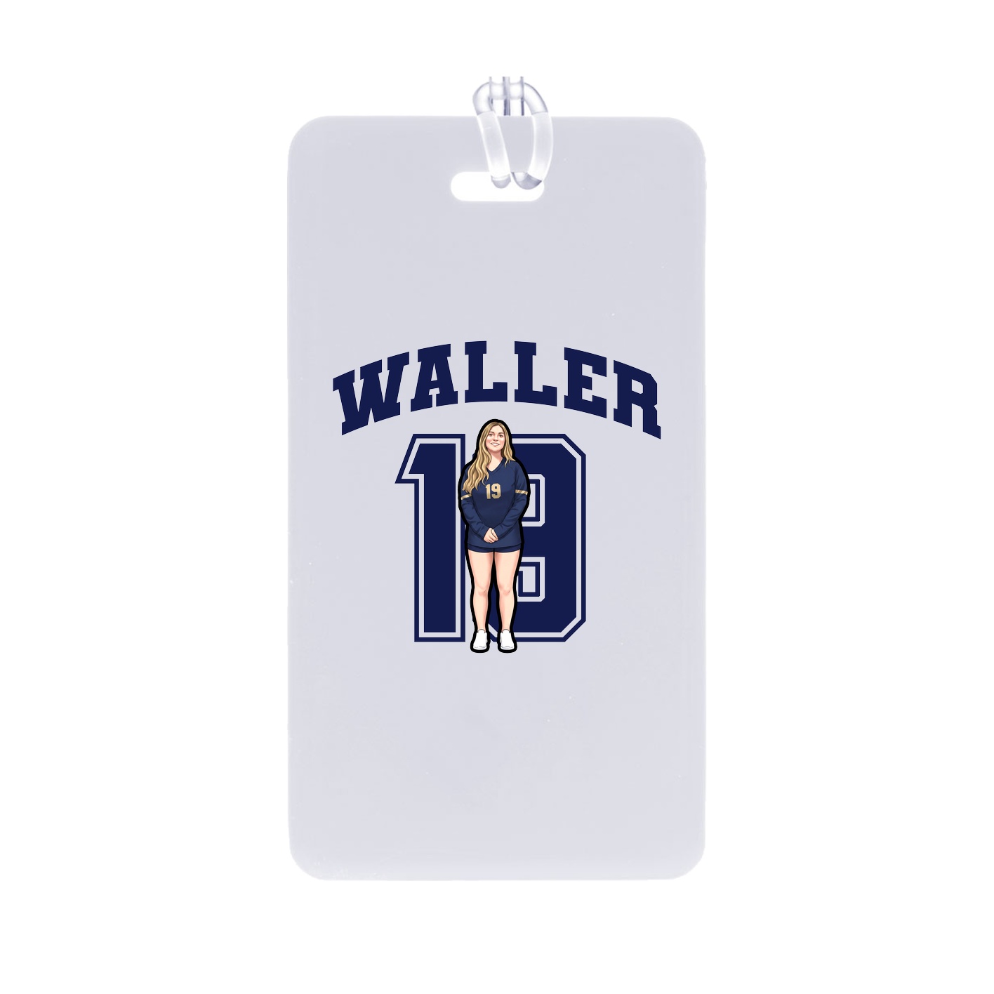 Bag Tag — Number in Classic