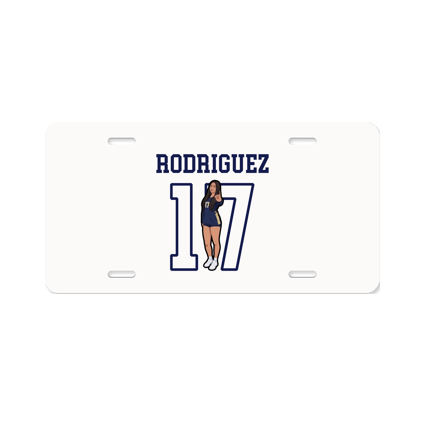 License Plate — Shirsey in Classic