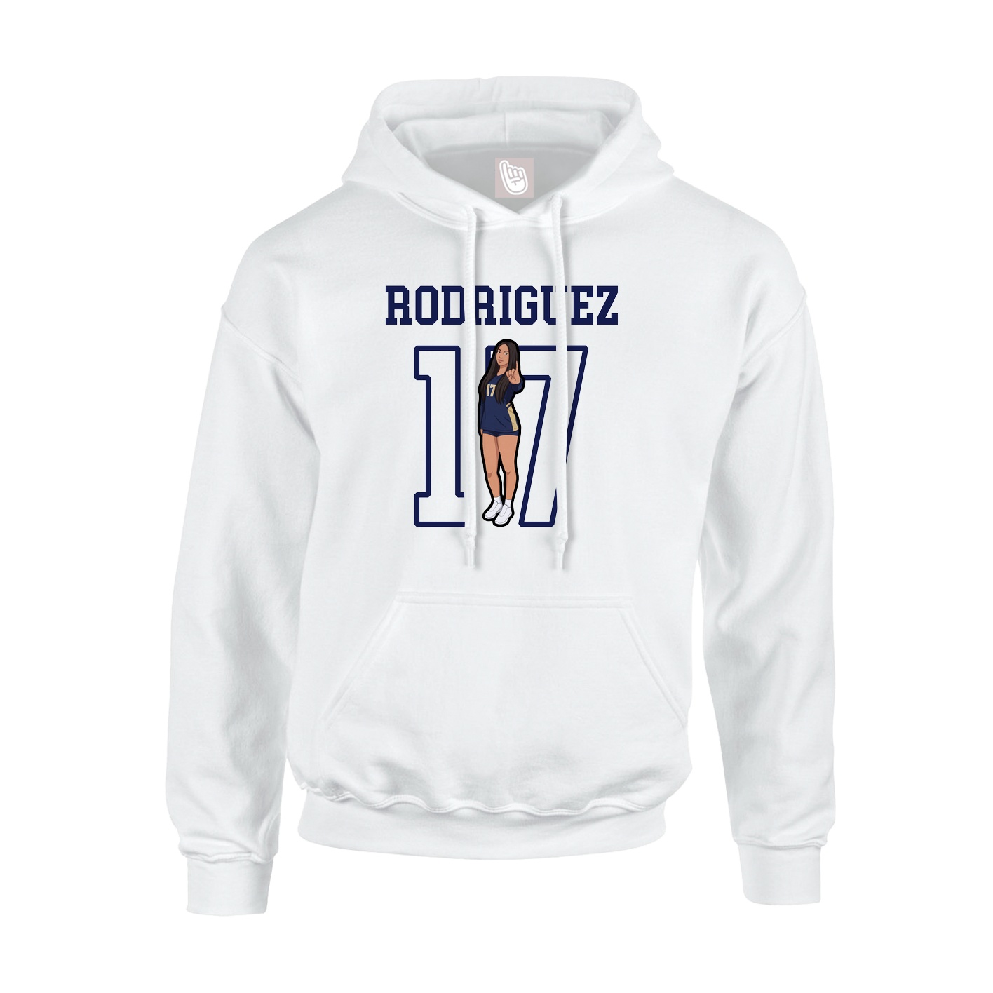 Youth Hoodie — Shirsey in White