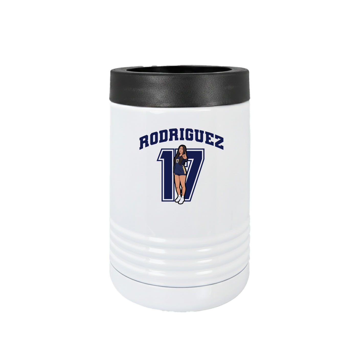 Beverage Holder — Number in White
