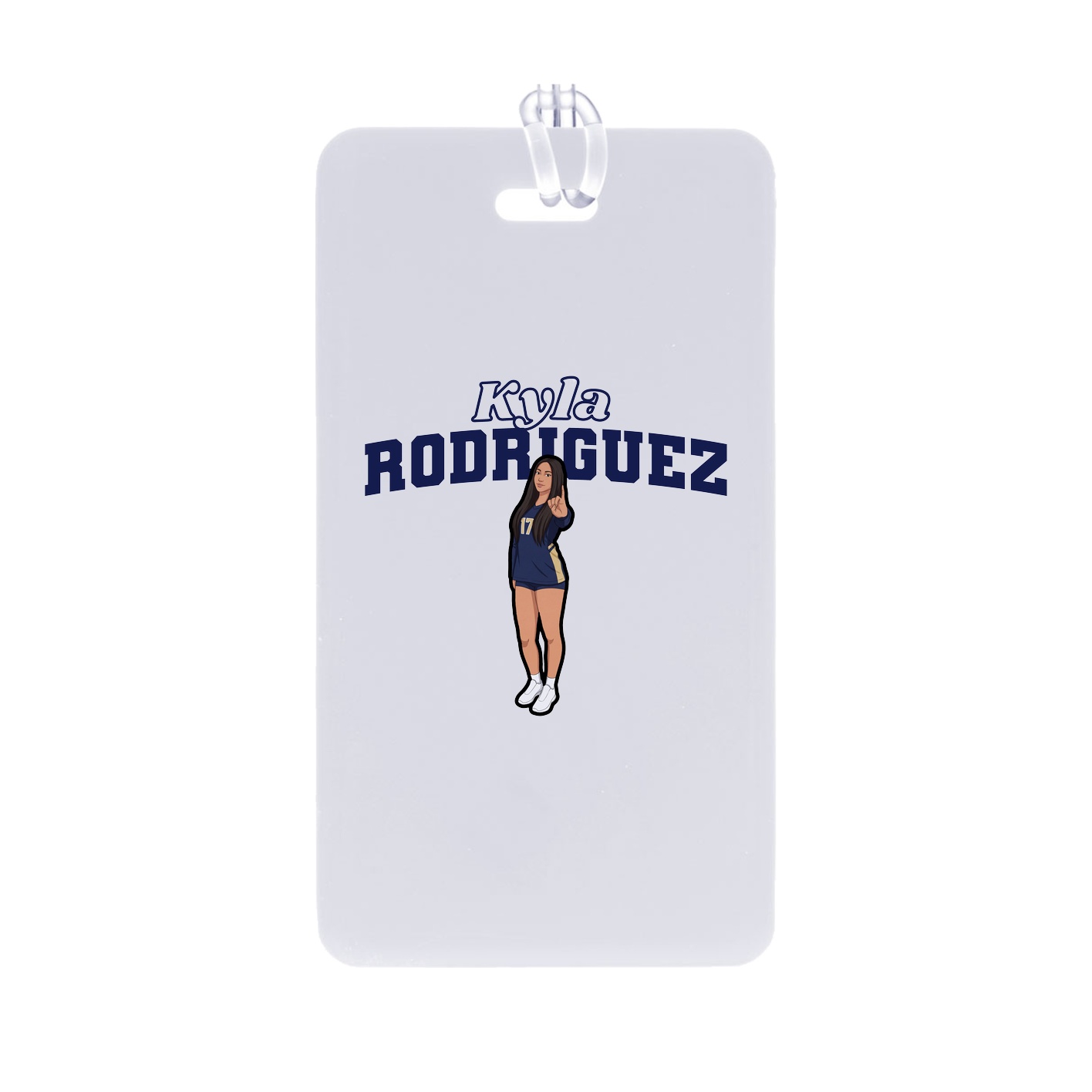 Bag Tag — Name Arch in Classic