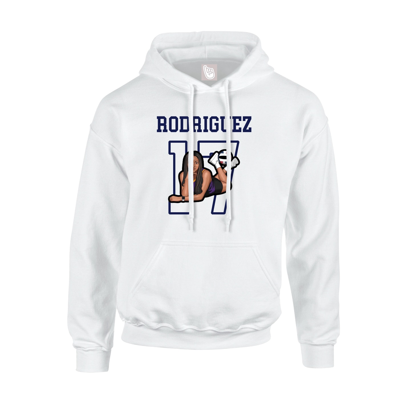 Youth Hoodie — Shirsey in White