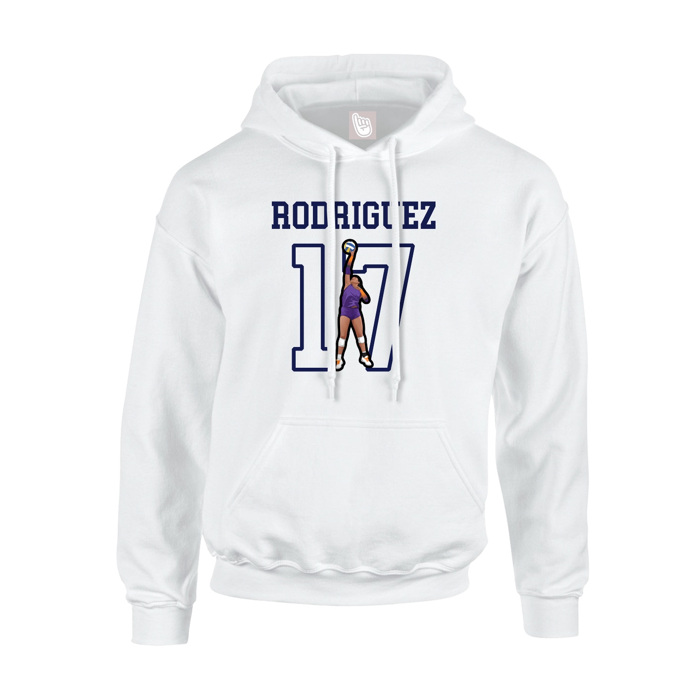 Hoodie — Shirsey in White