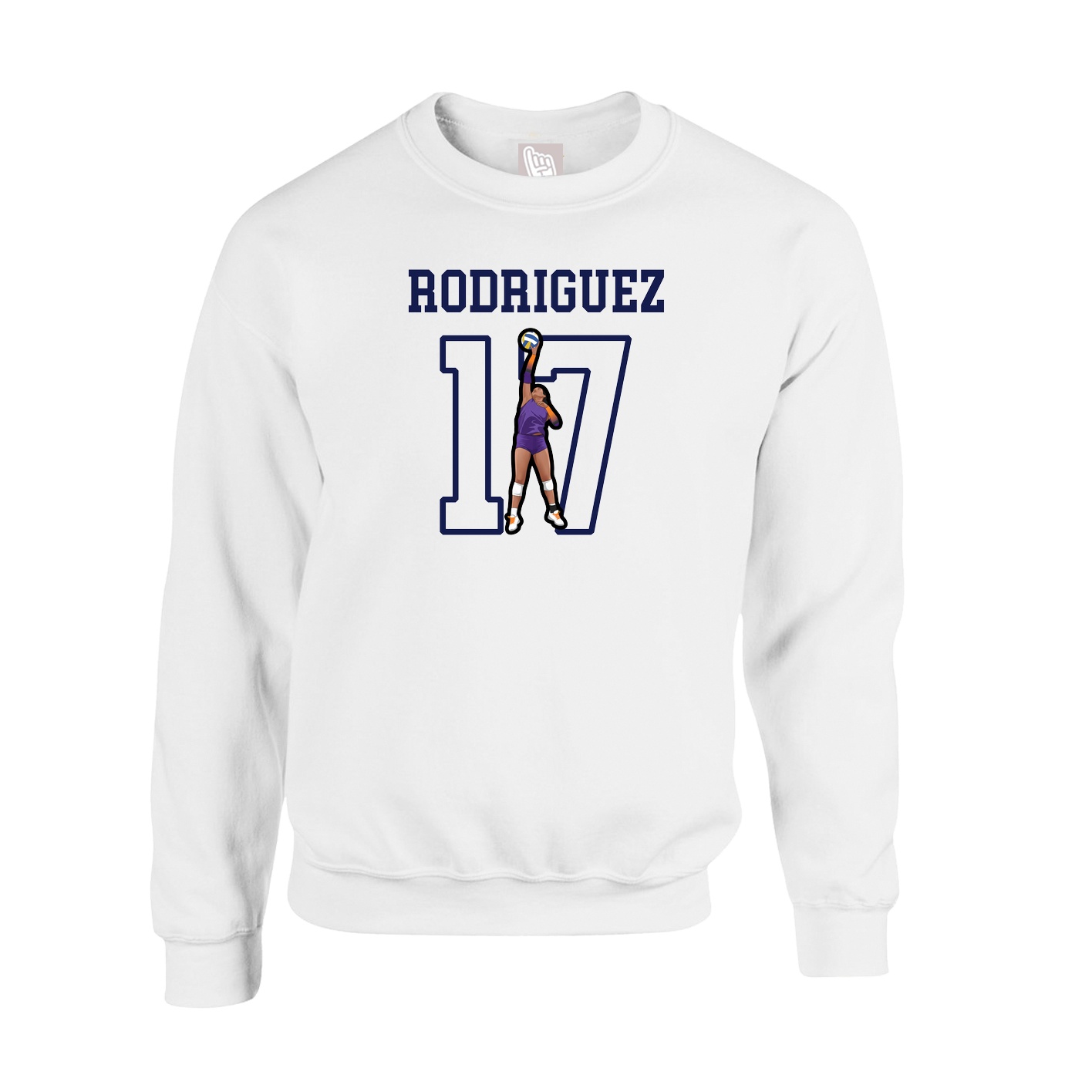 Fleece Crew — Shirsey in White